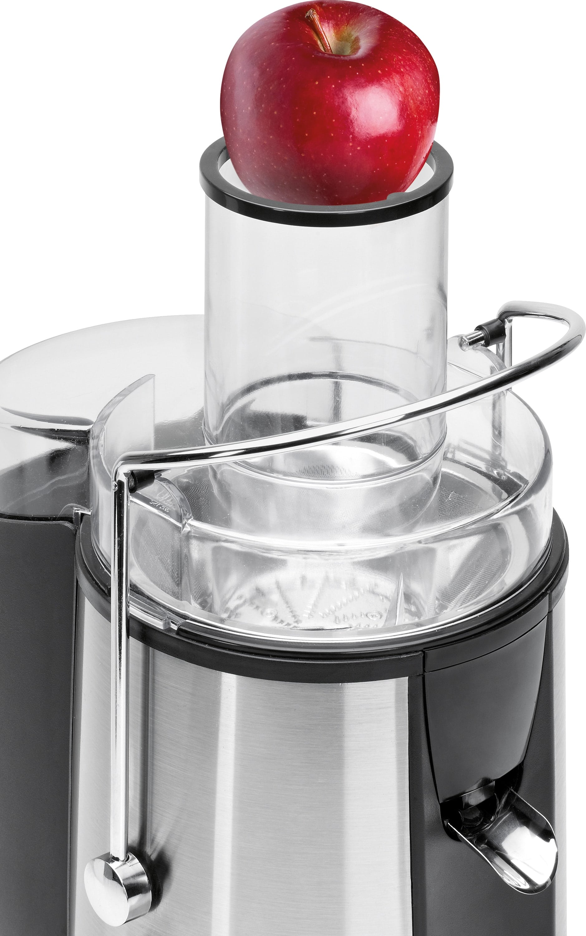 CLATRONIC Entsafter AE 3532, direkter Saftauslauf, schwarz-inox, 1000 W