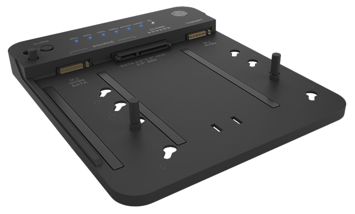 ICY BOX CloneStation & DockingStation IB-2913MCL-C31 M.2 NVME & SATA 2.5''/3.5'' SSD/HDD