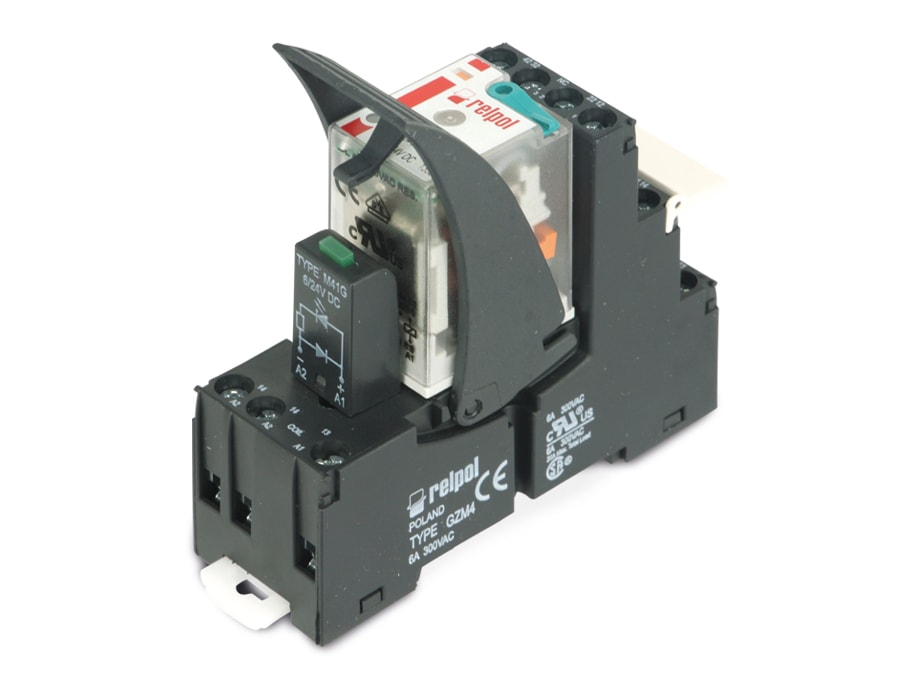 RELPOL Relaisbaustein GZM4, 24 V- RELPOL Relaisbaustein GZM4, 24 V-