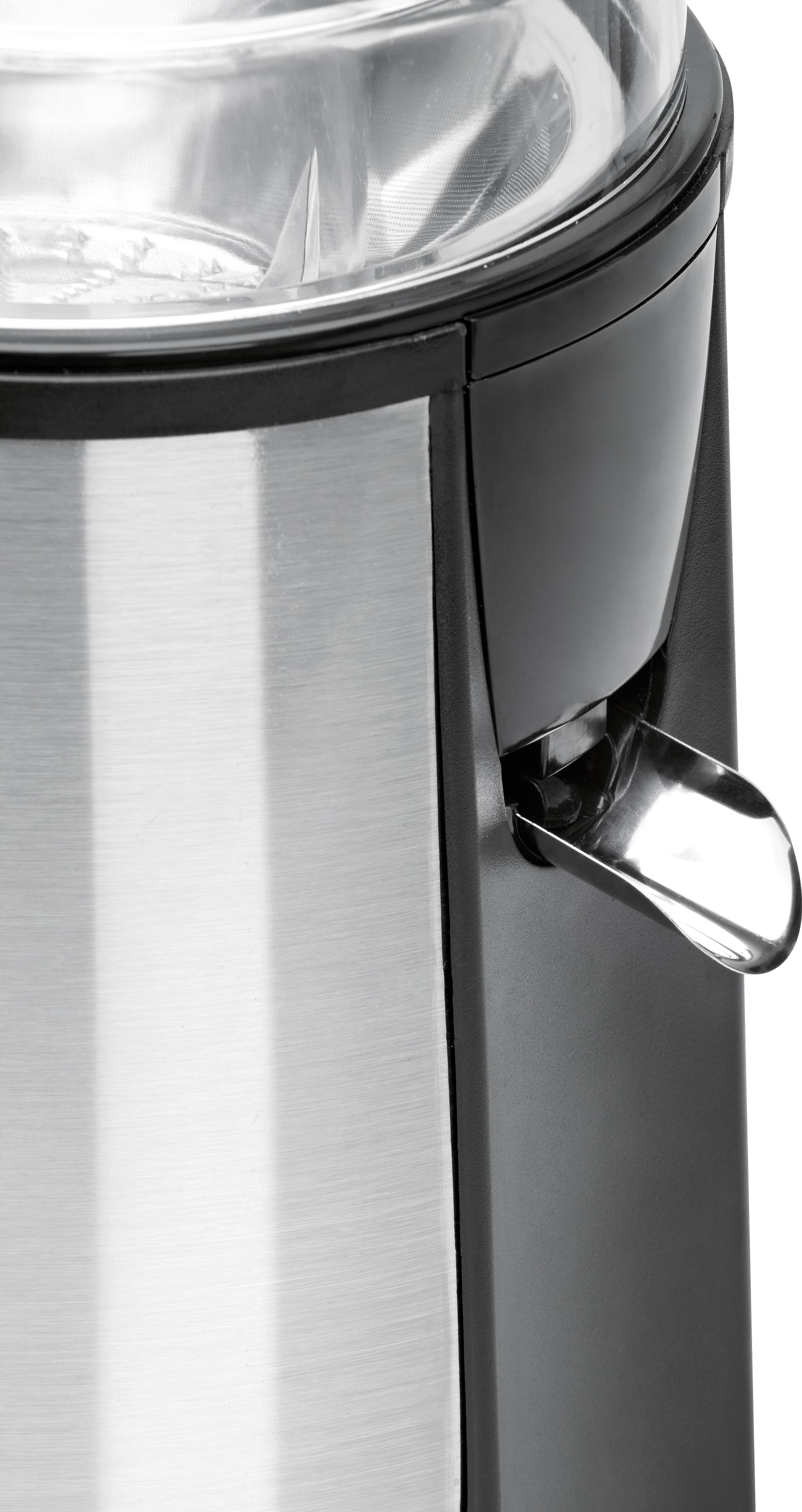 CLATRONIC Entsafter AE 3532, direkter Saftauslauf, schwarz-inox, 1000 W