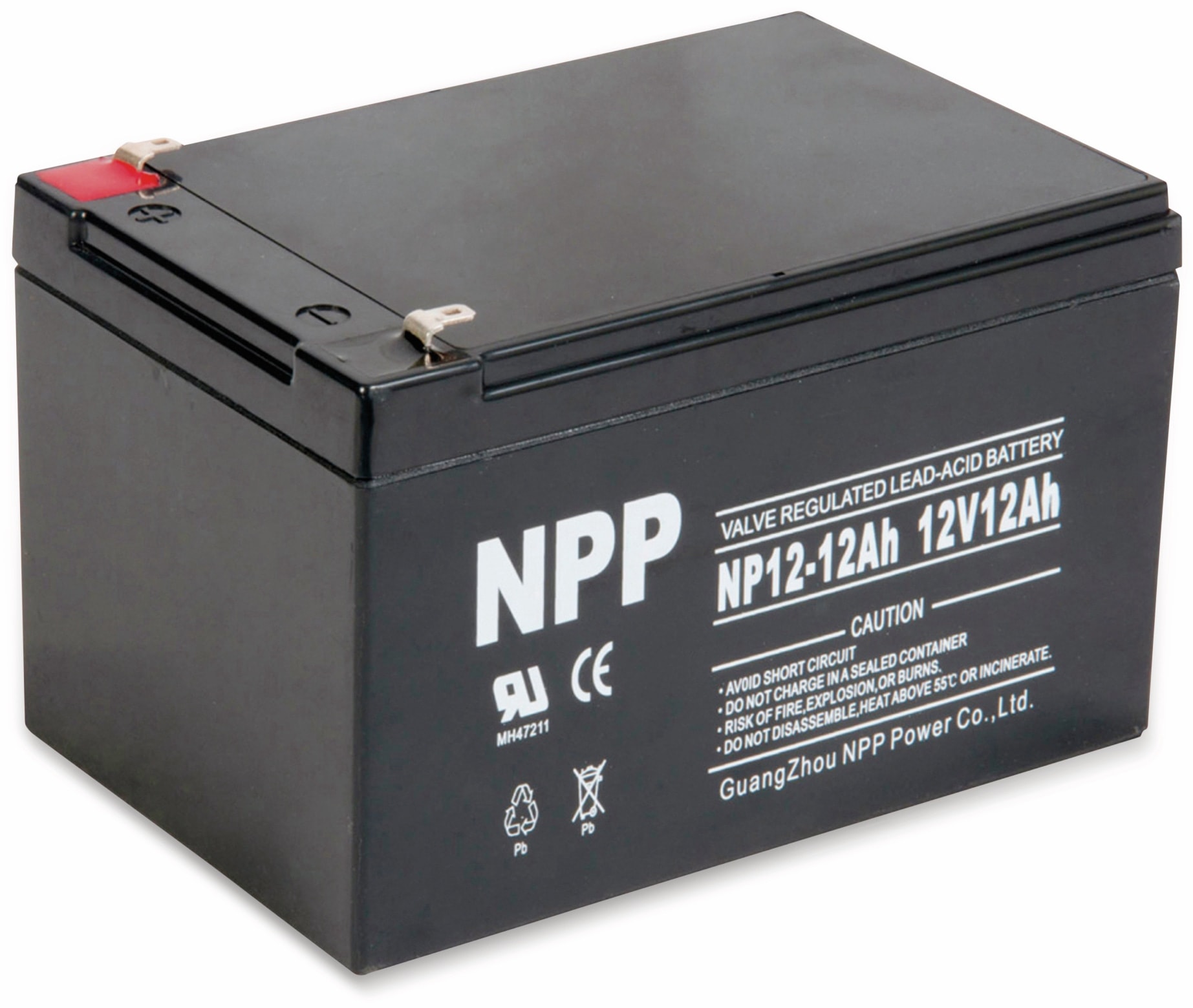 NPP Blei-Akkumulator NP12-12, 12 V-, 12 Ah