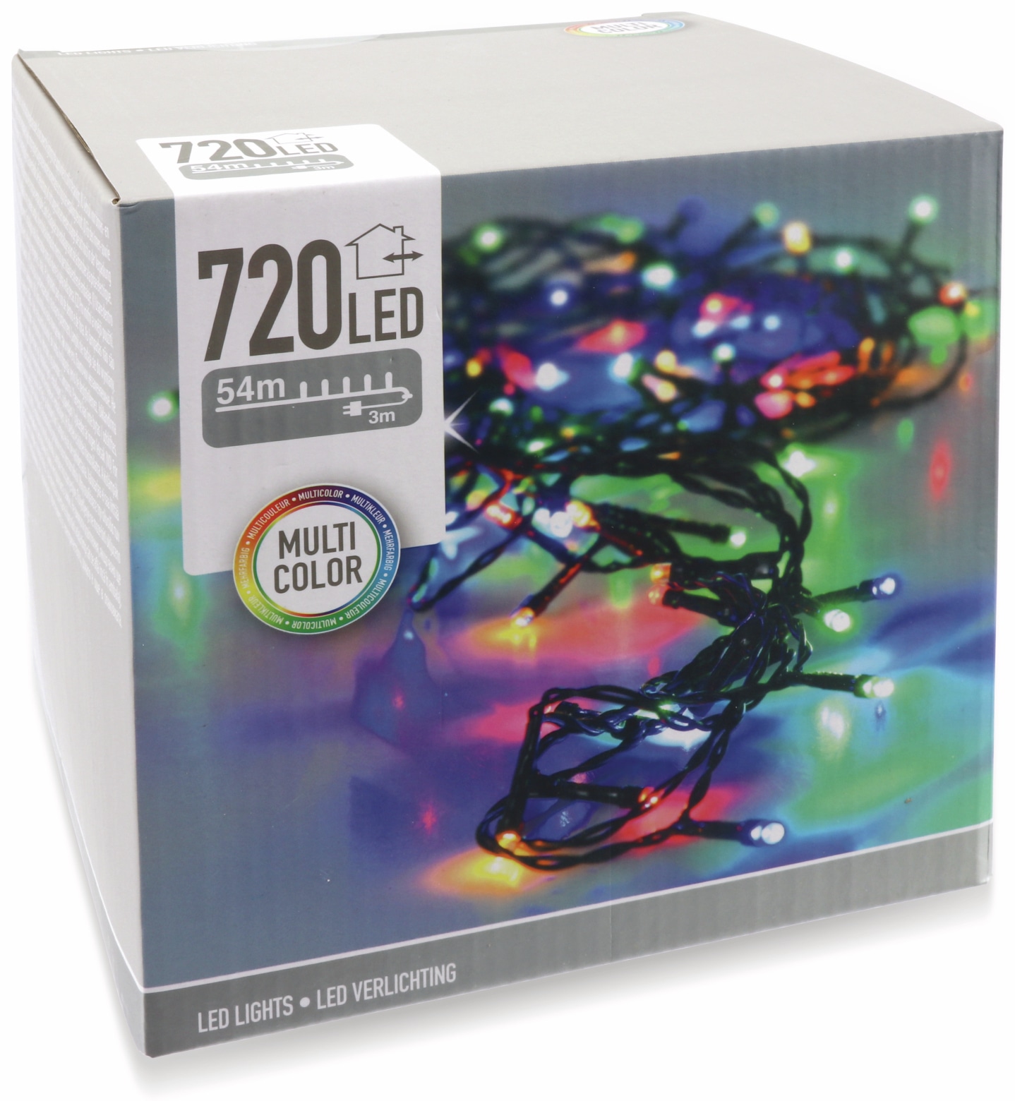 LED-Lichterkette, 720 LEDs, bunt, 230V~, IP44, Innen/Außen LED-Lichterkette, 720 LEDs, bunt, 230V~, IP44, Innen/Außen