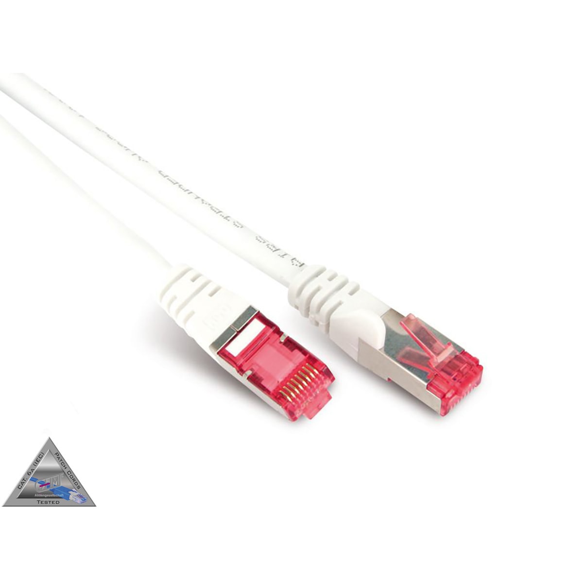 S-IMPULS CAT.6a Patchkabel, halogenfrei, GHMT zertifiziert, 0,5 m, weiß S-IMPULS CAT.6a Patchkabel, halogenfrei, GHMT zertifiziert, 0,5 m, weiß