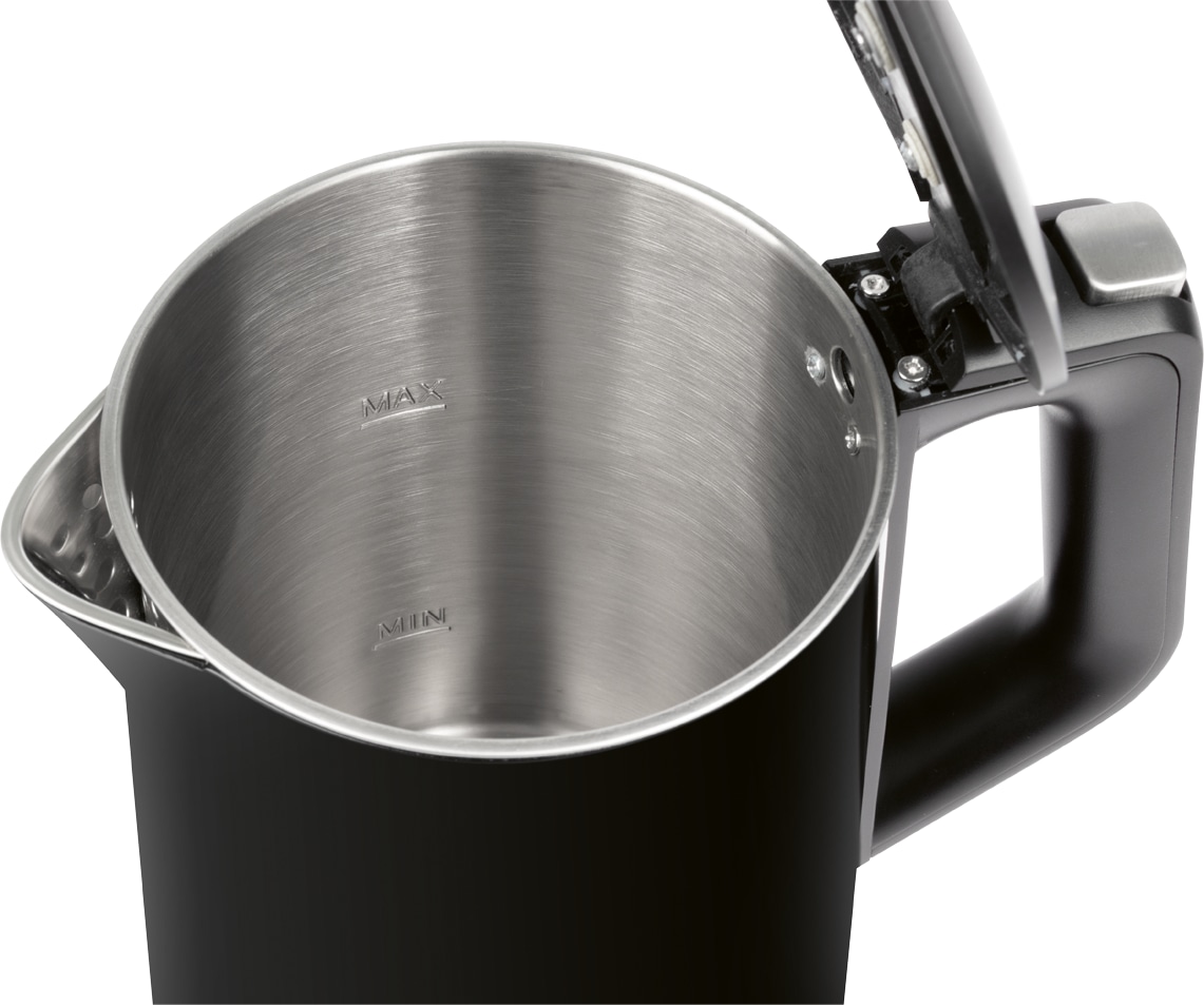 PROFI COOK Wasserkocher PC-WKS 1243, 1,7 L, 2200 W, schwarz