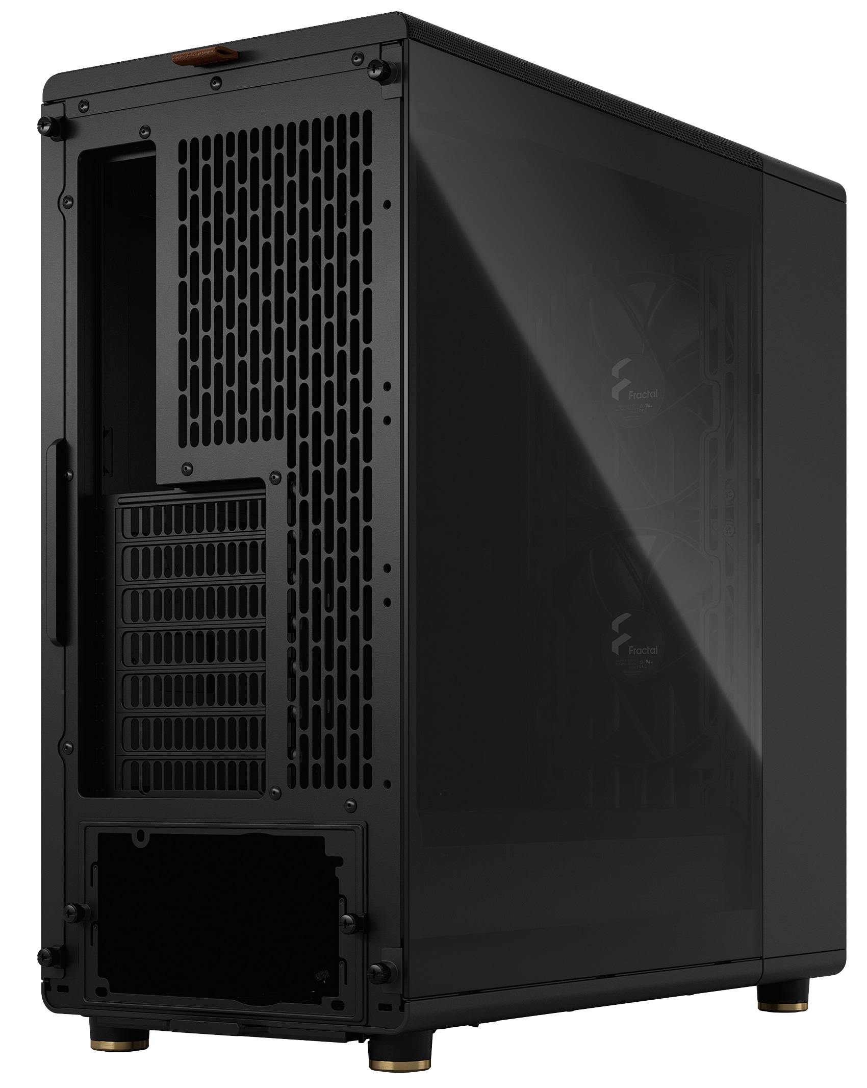 FRACTAL Midi Tower Design North Charcoal schwarz TG Dark
