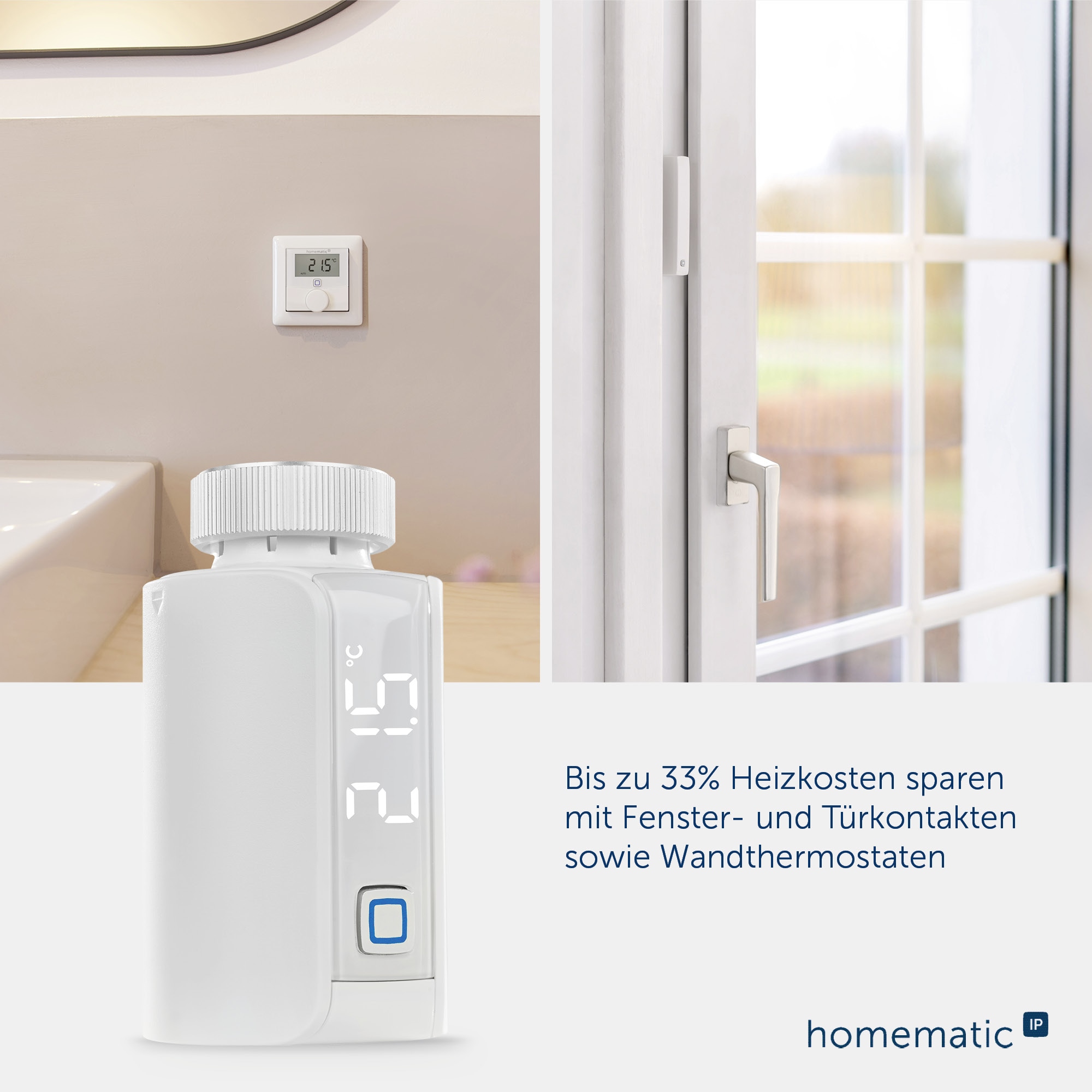 HOMEMATIC IP 155105A0, Heizkörperthermostat EVO HOMEMATIC IP 155105A0, Heizkörperthermostat EVO