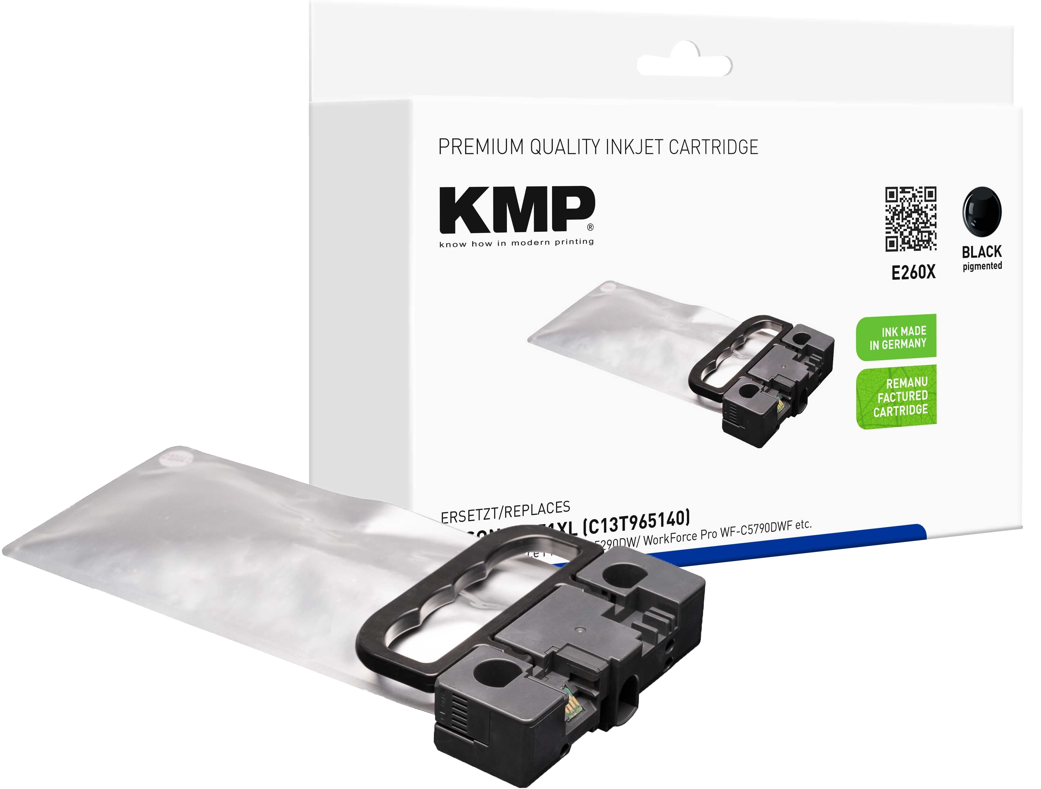 KMP Tinte E260X für Epson T9651 schwarz