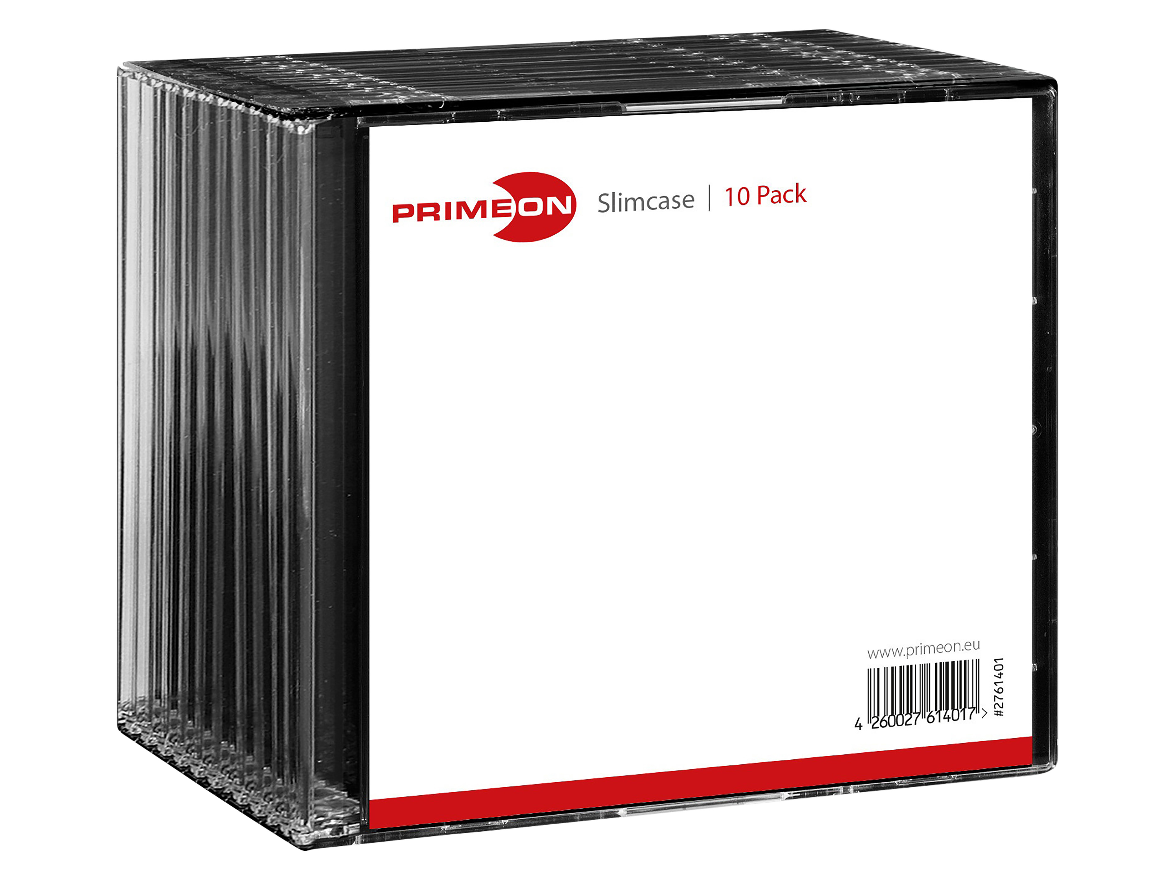 PRIMEON Leerhülle 1 Disc 10 Stück PRIMEON Leerhülle 1 Disc 10 Stück