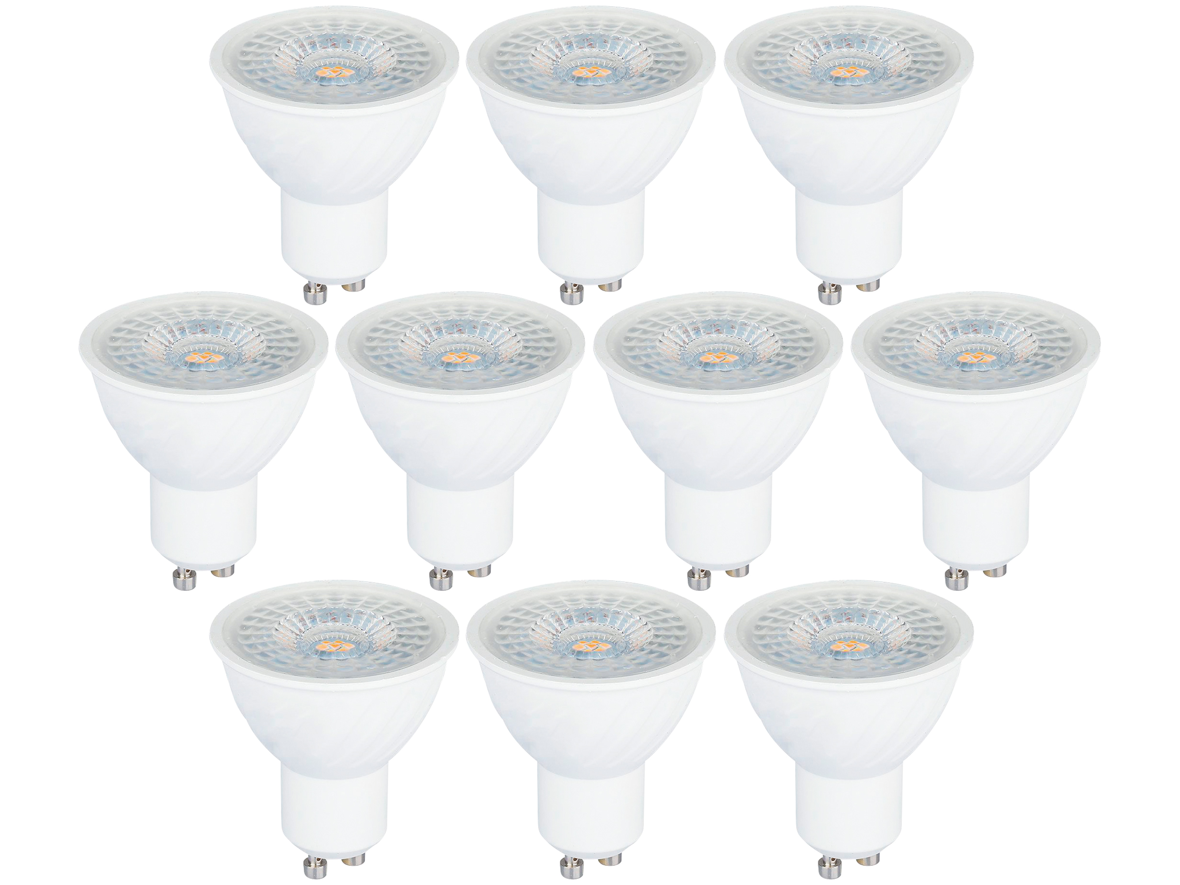 V-TAC LED-Lampe VT-247 (192), GU10, EEK: G, 6,5 W, 480 lm, 3000 K, 10 Stück