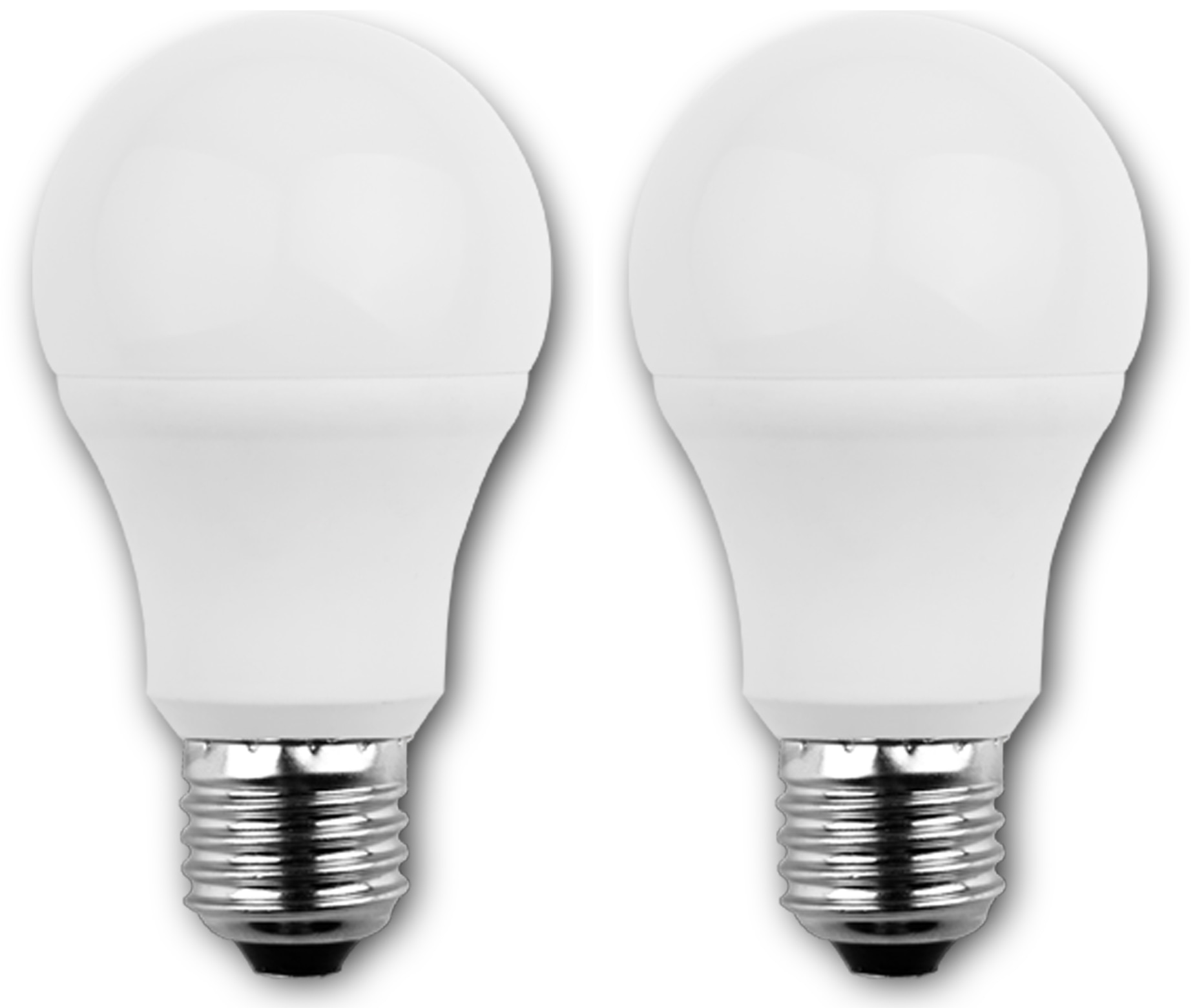 BLULAXA LED-Lampe A60, E27, 8 W, 810 lm, 2700 K, 2 Stück
