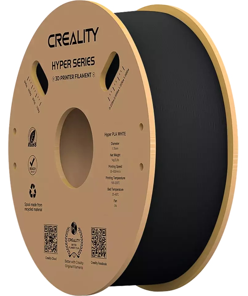 CREALITY 3D Filament PLA, 1 kg, schwarz, 1,75 mm CREALITY 3D Filament PLA, 1 kg, schwarz, 1,75 mm