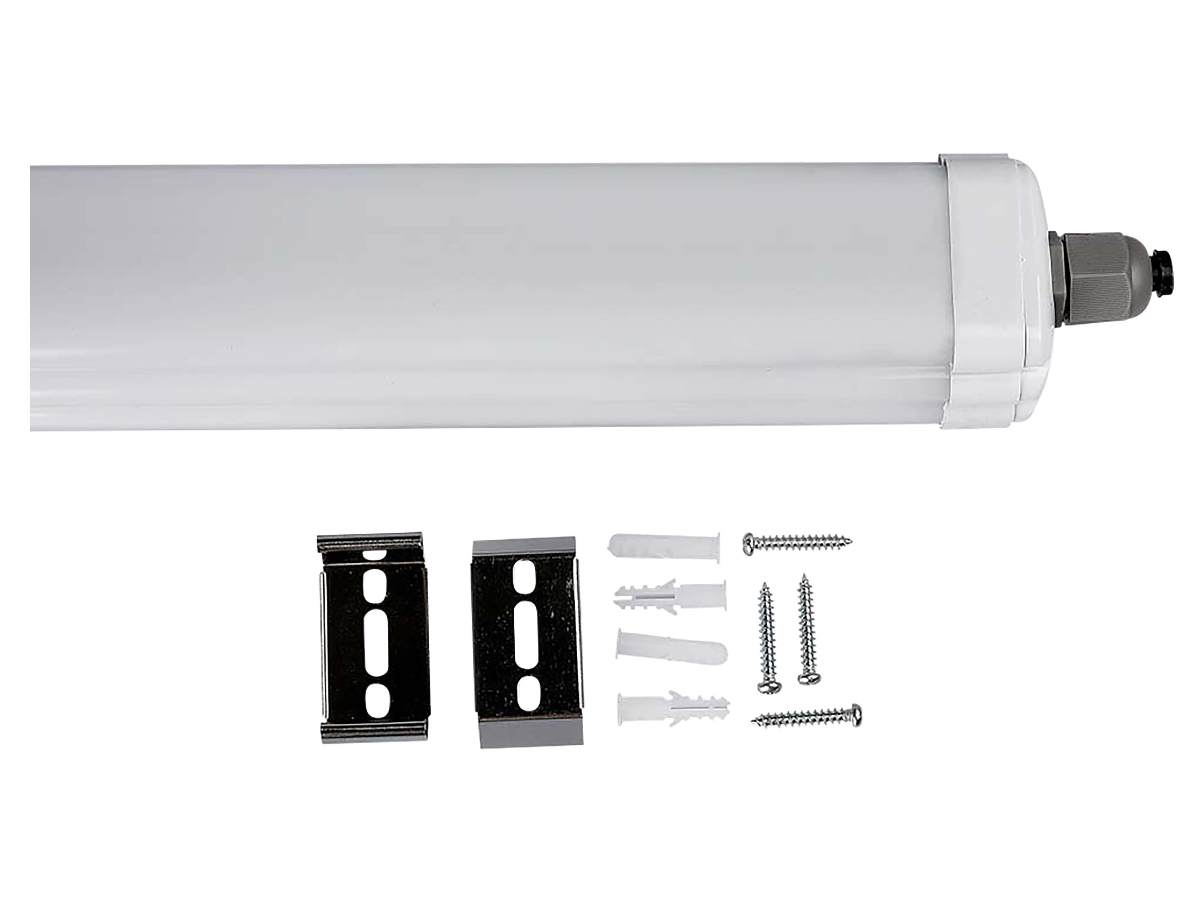V-TAC LED-Deckenleuchte VT-2162876, EEK: E, 48W, 6480lm, 4000K, 120°, IP65, 150cm