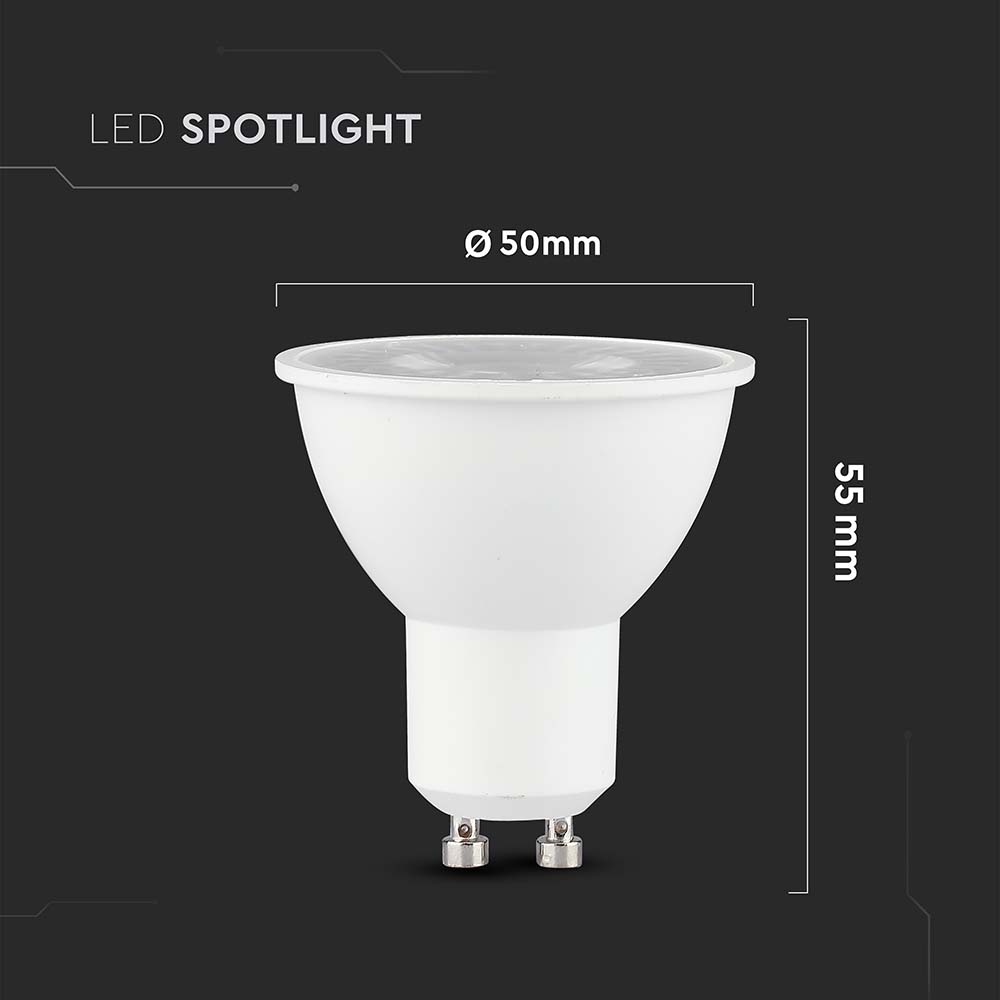 V-TAC LED-Lampe VT-218726, EEK: F, 7,5W, 610lm, 3000K, PAR16, GU10, 110° V-TAC LED-Lampe VT-218726, EEK: F, 7,5W, 610lm, 3000K, PAR16, GU10, 110°
