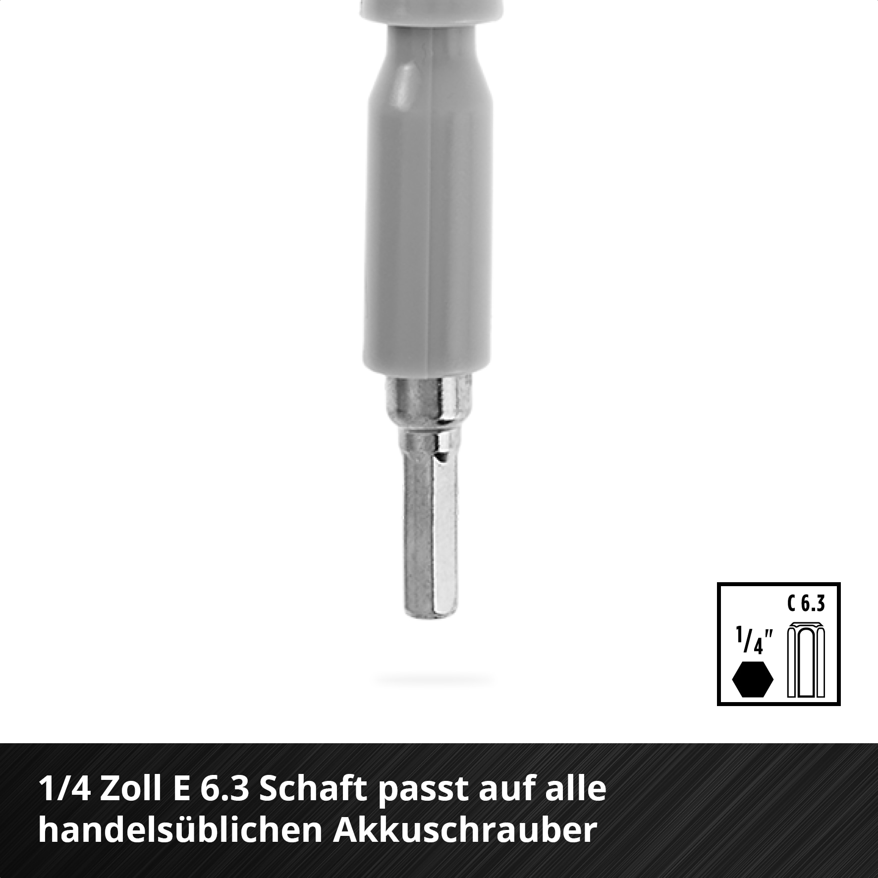 EINHELL Bit-Set, 133115, mit biegsamer Welle, 11-teilig
