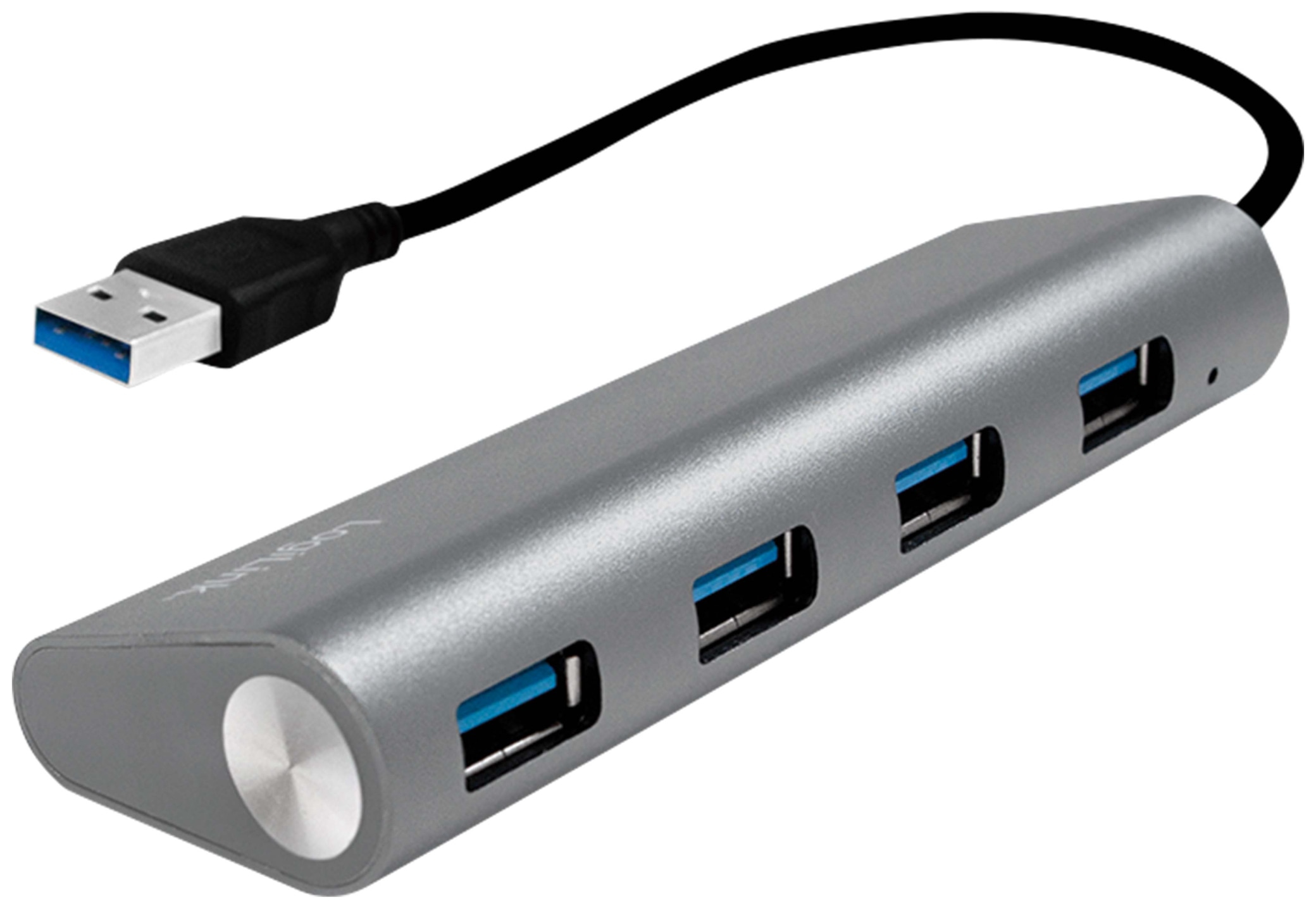 LOGILINK USB3.0-Hub UA0307, 4x USB-A, Aluminium