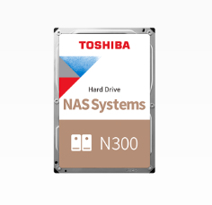 TOSHIBA Festplatte N300 HDWG440UZSVA Gold, 4 TB, NAS, 7200 RPM, 256 MB, 8,9 cm (3.5")