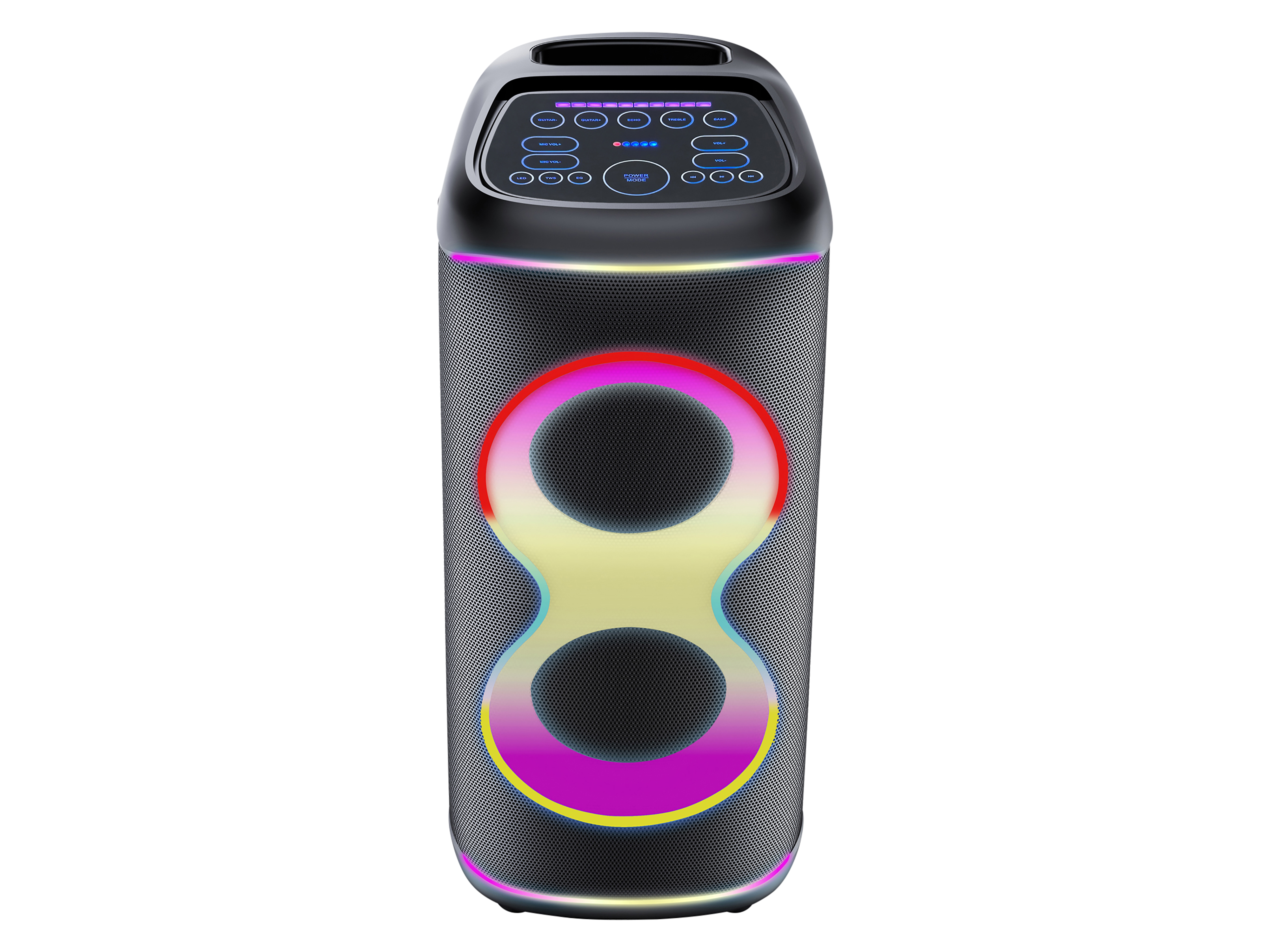 DENVER Bluetooth Lautsprecher BPS-370, 100 W, mit Licht-Animation Bluetooth Lautsprecher DENVER BPS-370, 100 W, mit Licht-Animation