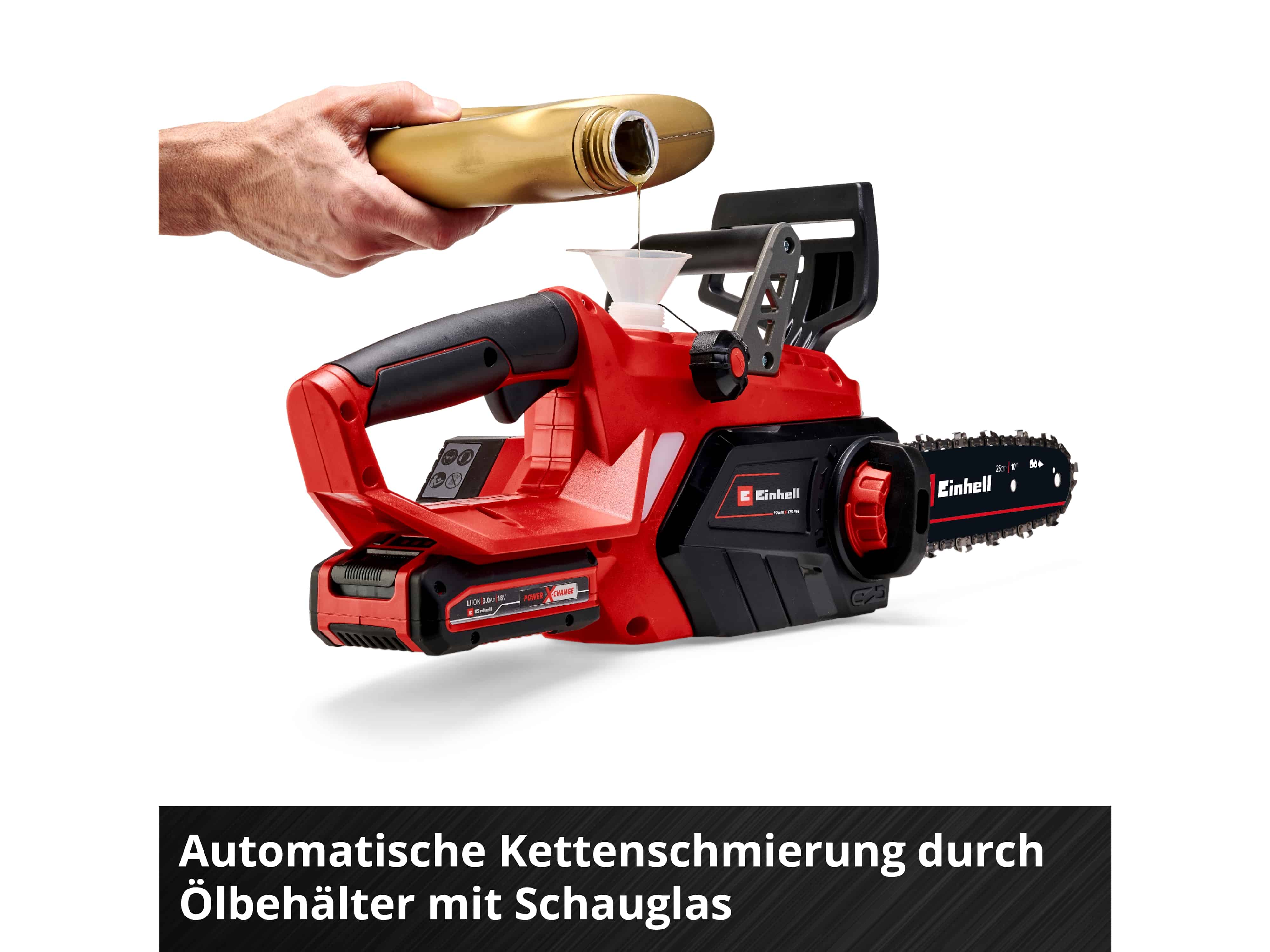 EINHELL Akku-Kettensäge 4501760, GE-LC 18 Li Kit, 3 Ah EINHELL Akku-Kettensäge 4501760, GE-LC 18 Li Kit, 3 Ah