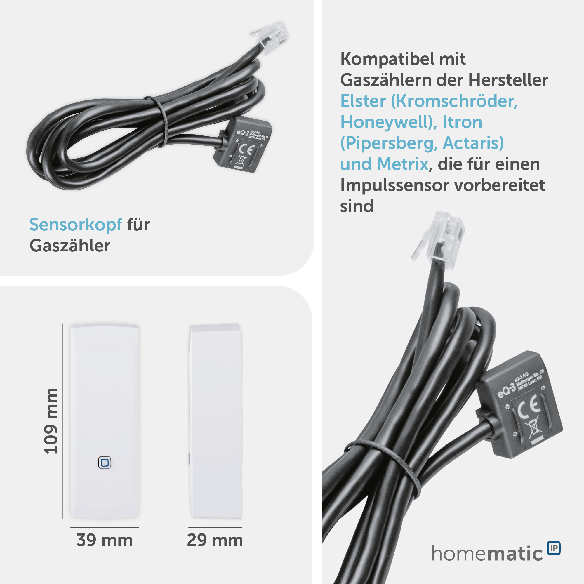 HOMEMATIC IP Schnittstelle für Gaszähler