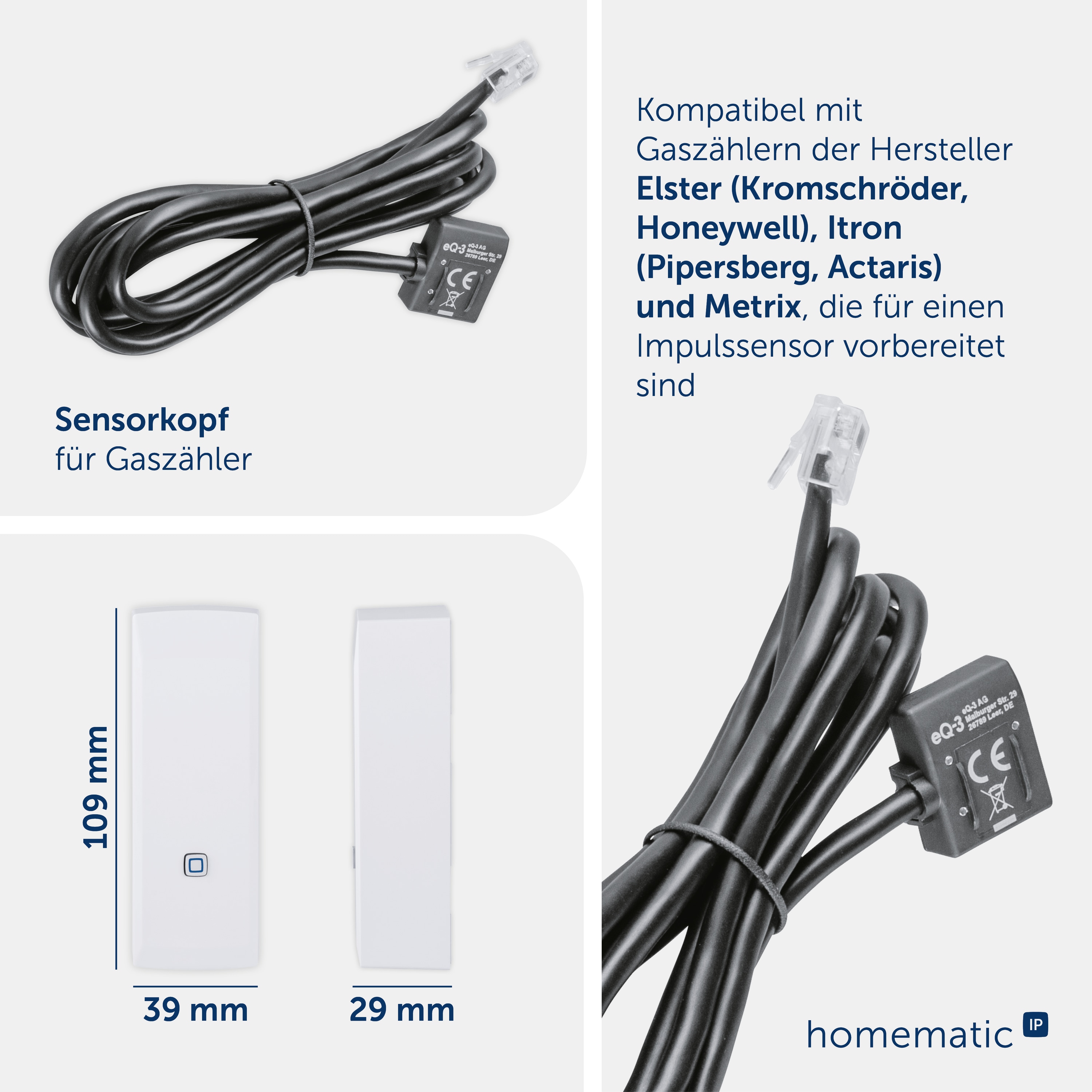 HOMEMATIC IP Schnittstelle für Gaszähler