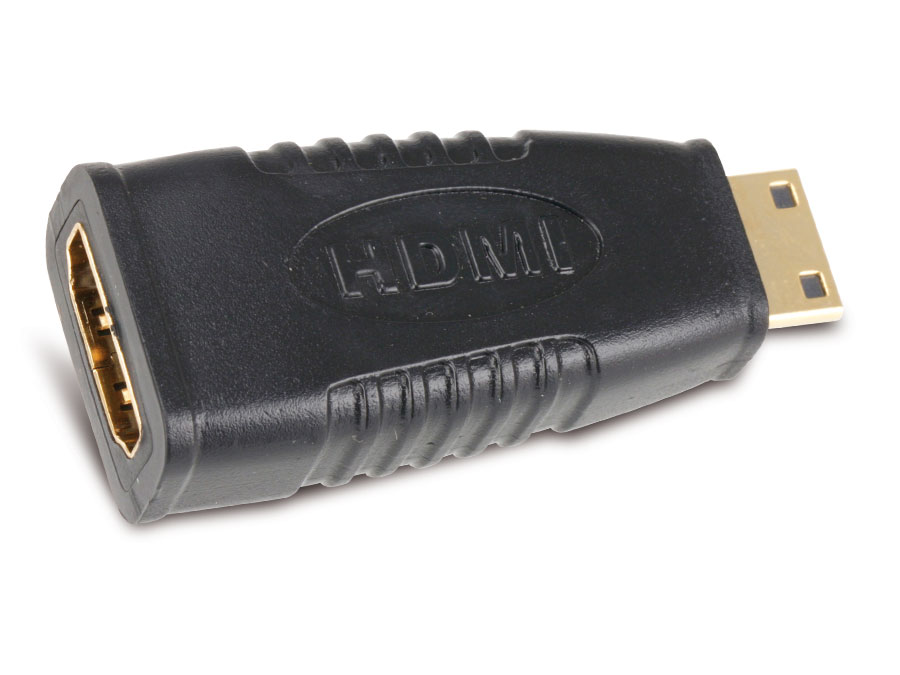 HDMI-Adapter, Typ A Buchse/Typ C Stecker, schwarz