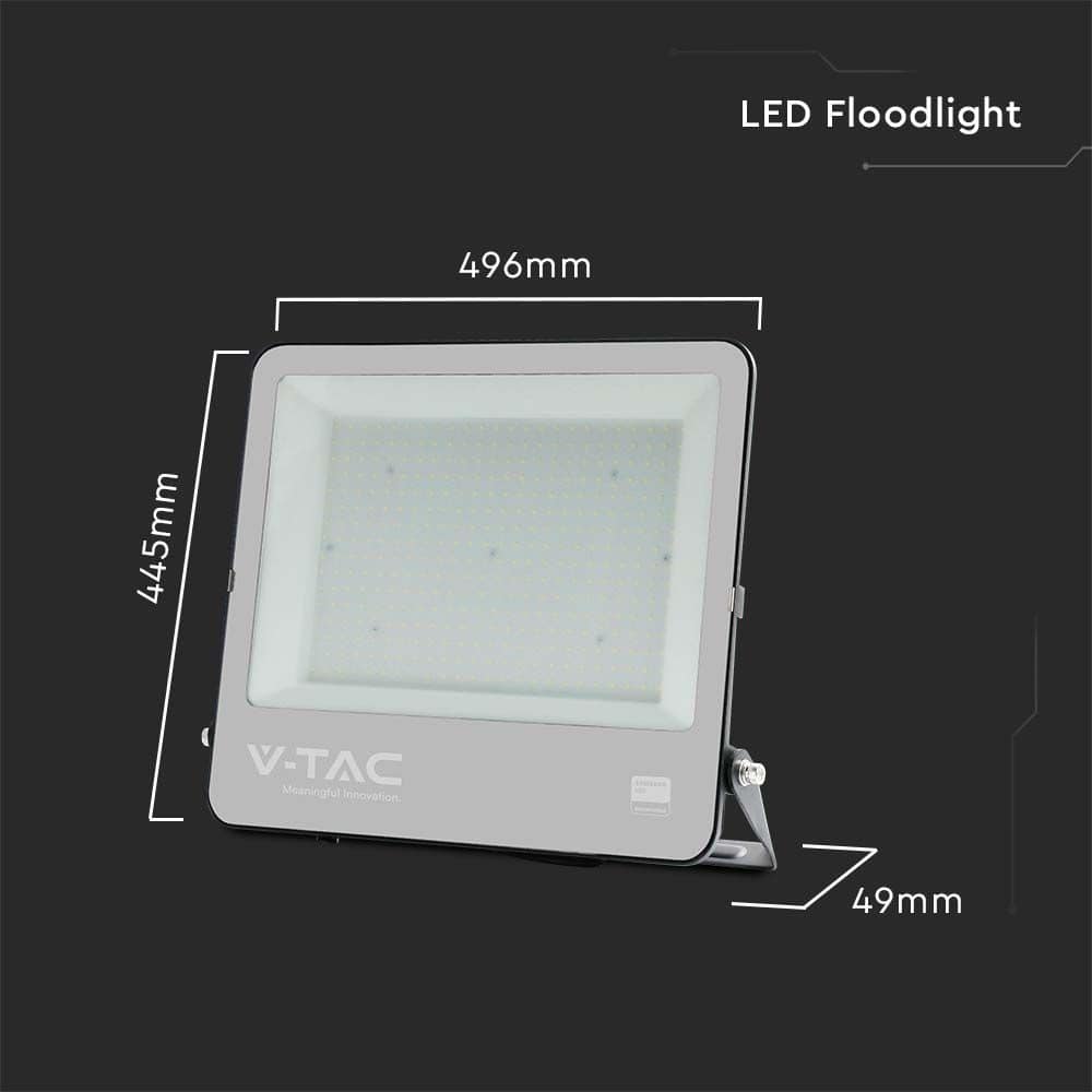 V-TAC LED-Fluter, VT-44003, 300 W, 4000 K, IP65 V-TAC LED-Fluter, VT-44003, 300 W, 4000 K, IP65