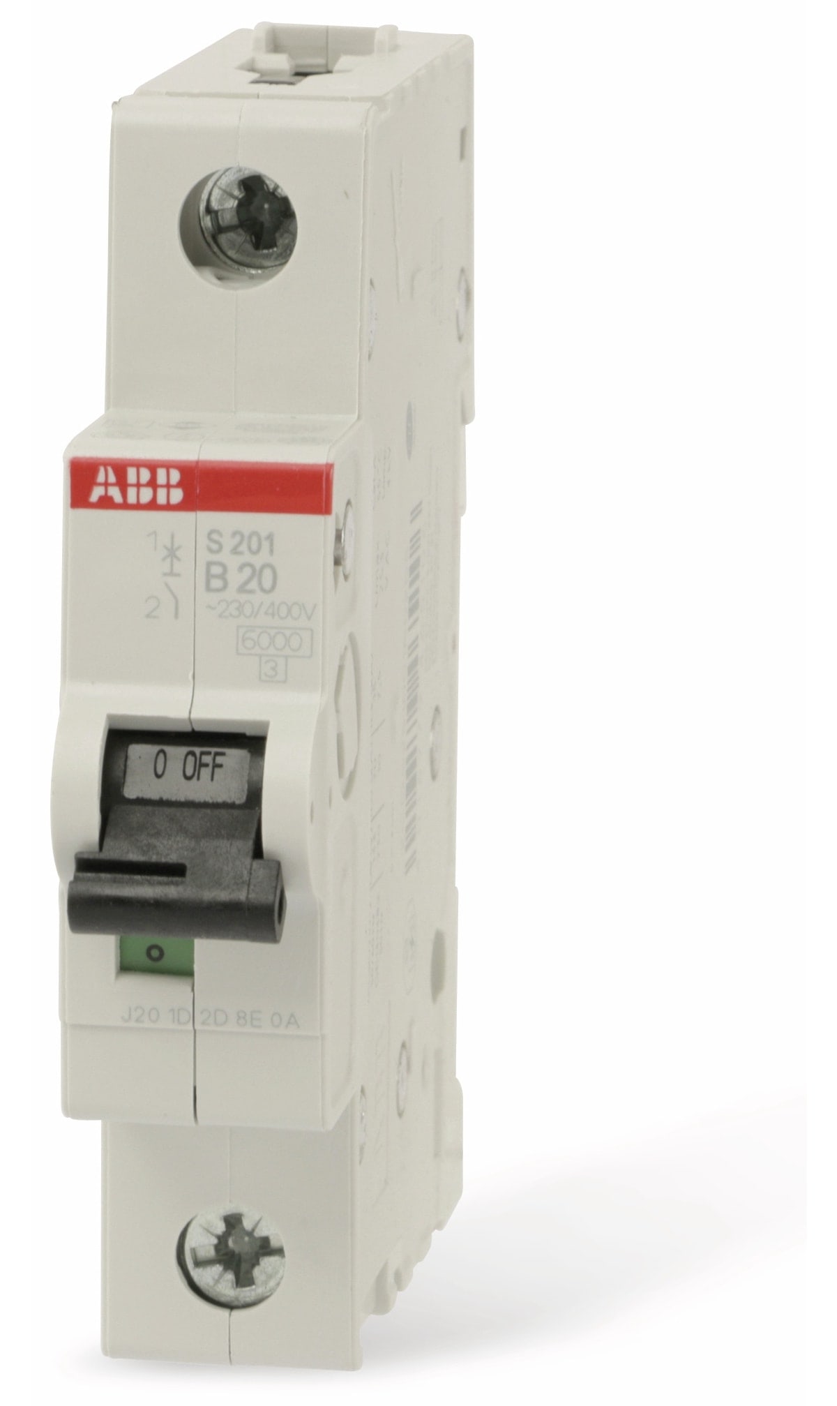 ABB Leitungsschutzschalter S201-B20, B, 20 A ABB Leitungsschutzschalter S201-B20, B, 20 A