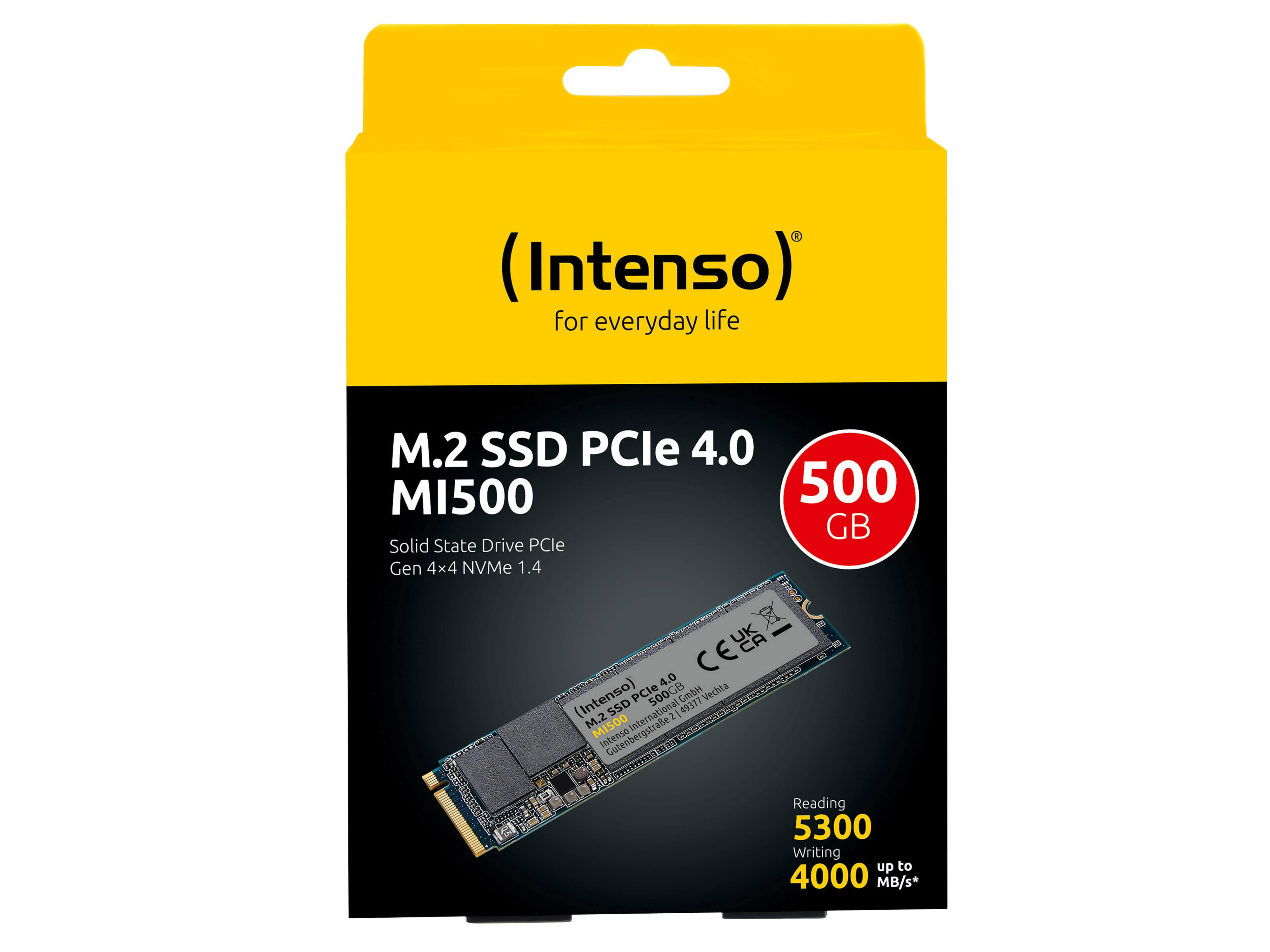 INTENSO M.2 SSD MI500 500GB INTENSO M.2 SSD MI500 500GB