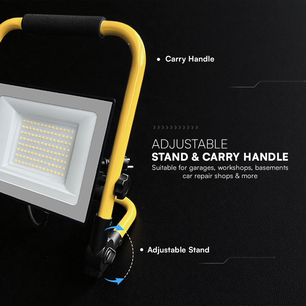 V-TAC LED-Arbeitsleuchte VT-242186, EEK: F, 50W, 5000lm, 4000k, 115°