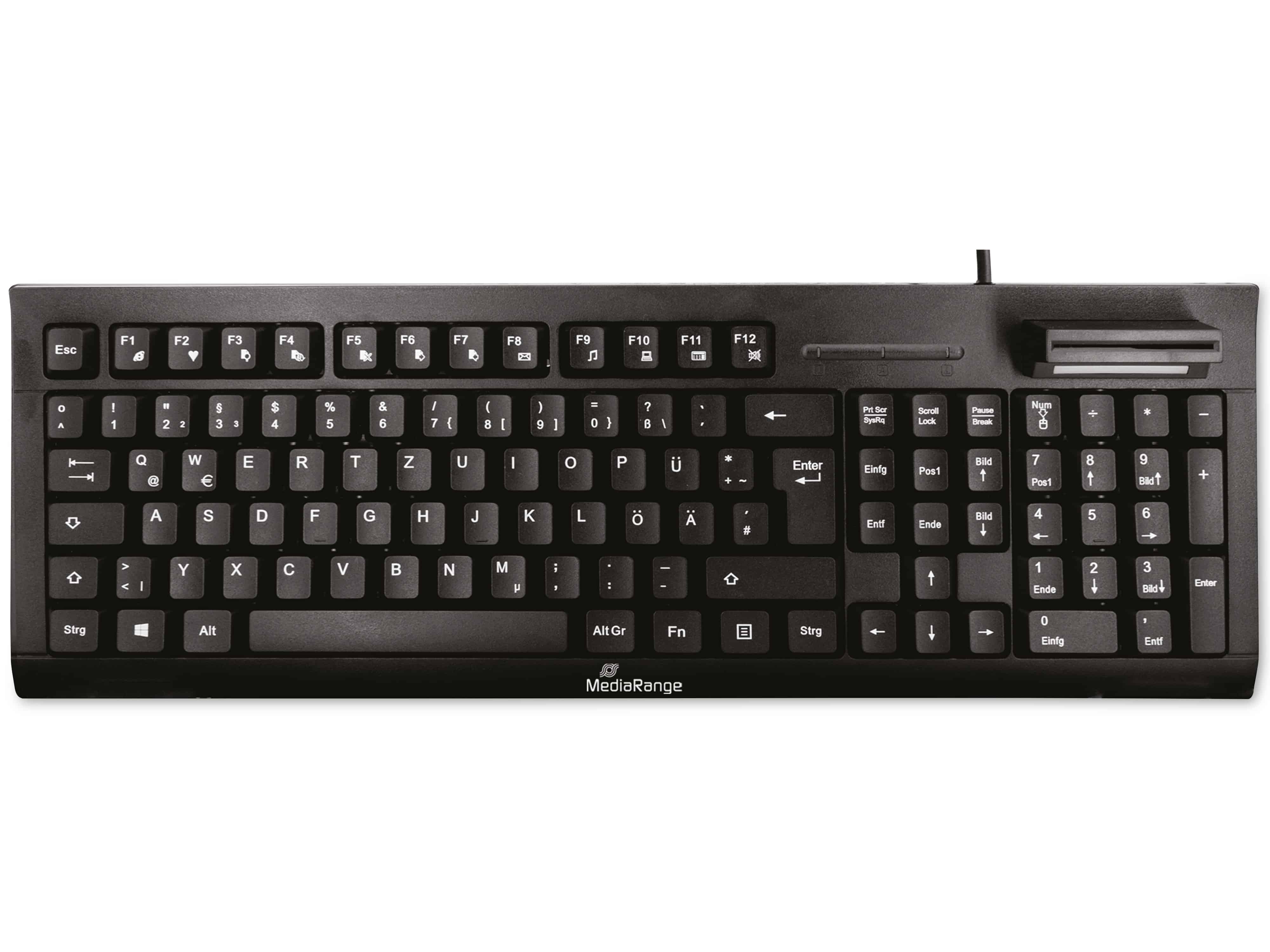 MEDIARANGE Tastatur MROS114, Chip-Karten Terminal