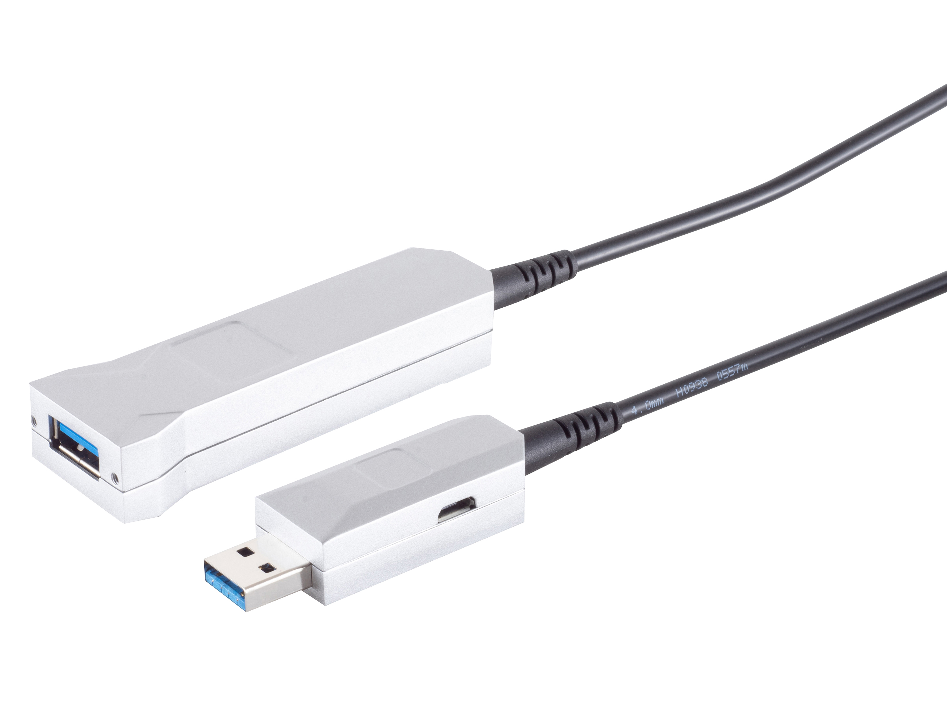 S-IMPULS Optische USB-A Verlängerung 3.0 5Gbps 15m