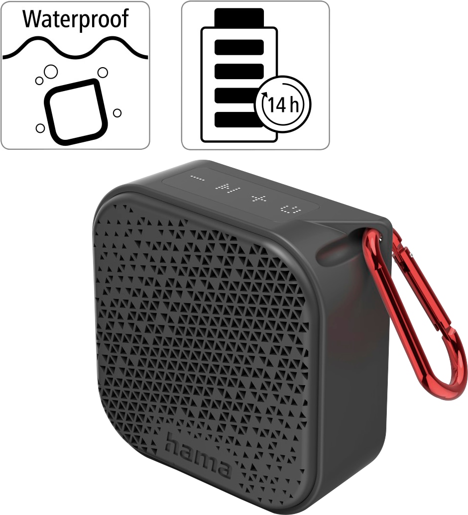Bluetooth Lautsprecher "Pocket 3.0", 3,5 W, IP97 Wasserdicht, schwarz