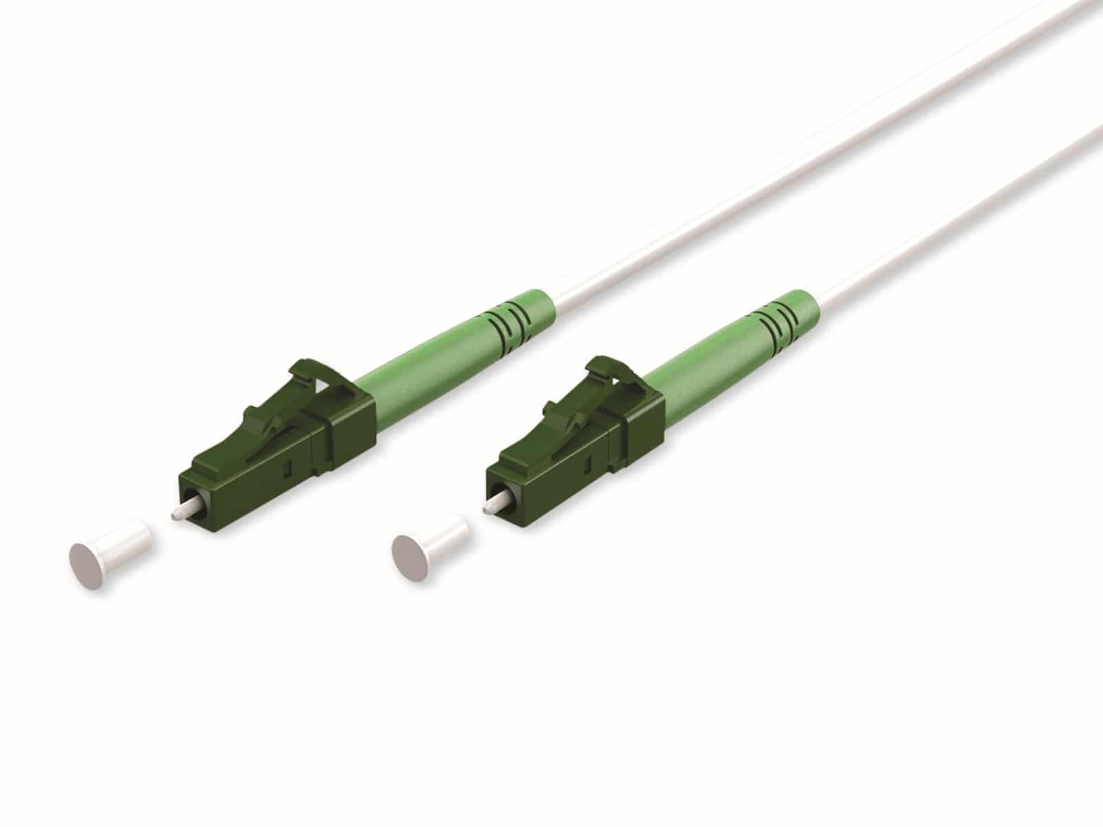 GOOBAY Singlemode Glasfaserkabel, FTTH, OS2, 9/125, Simplex, weiß, 1 m