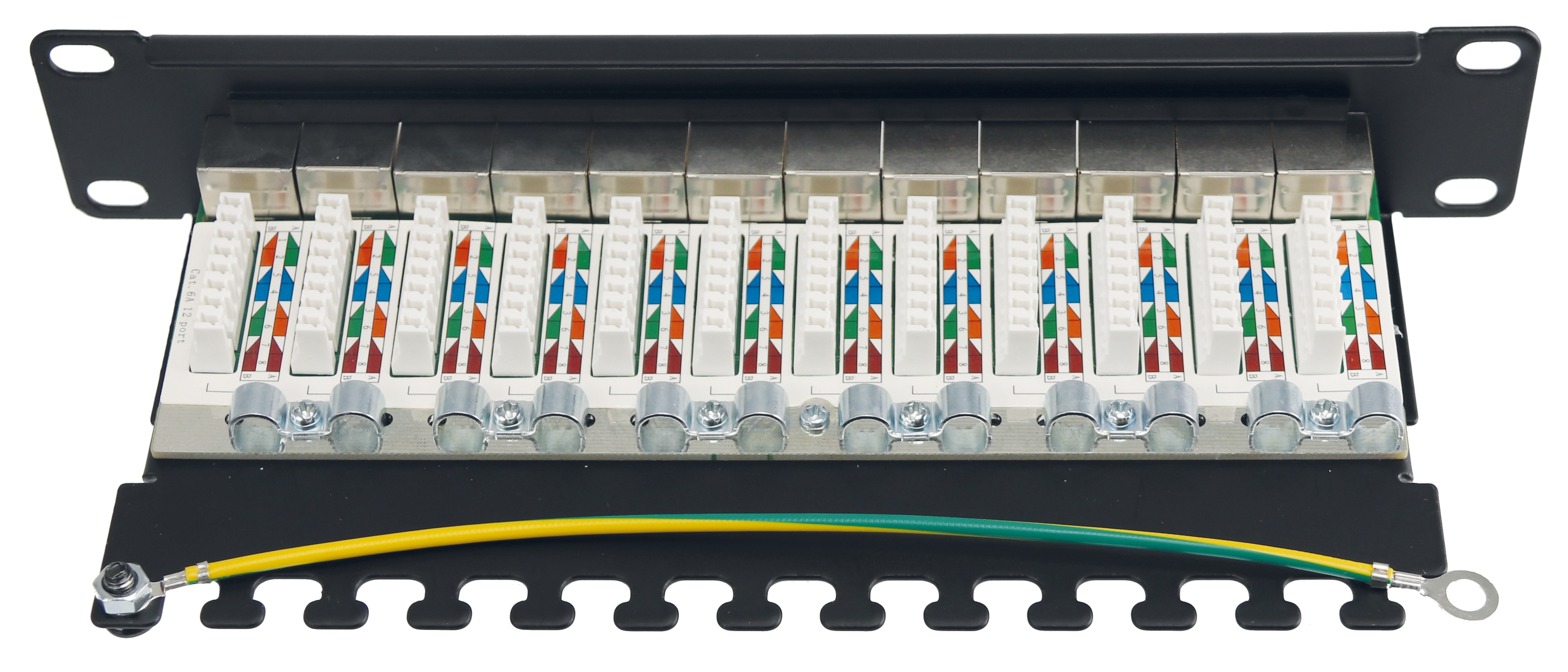 RED4POWER CAT.6a Patchpanel R4-N106S, 12-fach, 10", schwarz RED4POWER CAT.6a Patchpanel R4-N106S, 12-fach, 10", schwarz