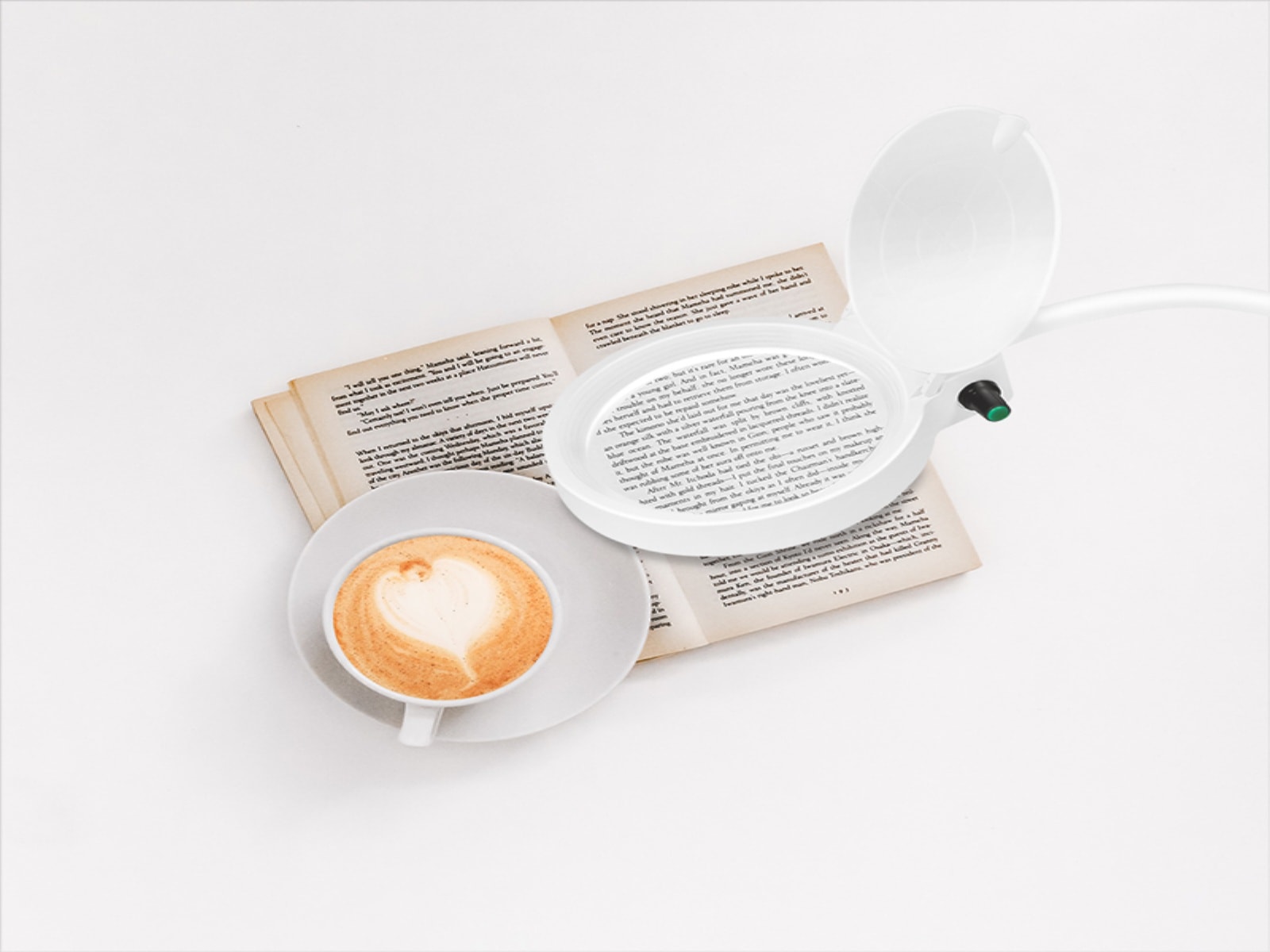 LOGILINK Lupenleuchte WZ0067, mit Standfuß, 8 + 36 Dioptrien, dimmbar