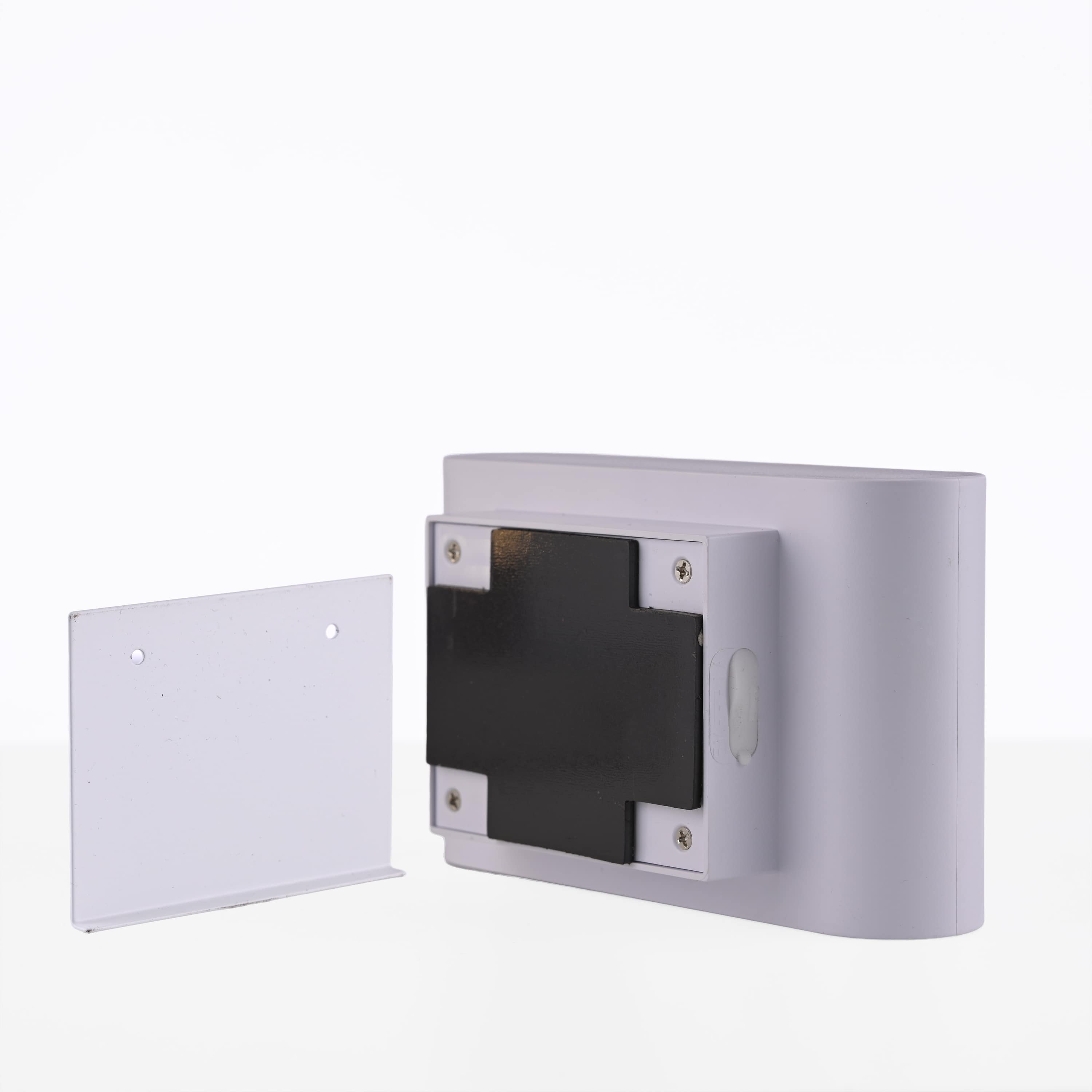 JUST LIGHT LED-Akku-Wandleuchte 19475-16, 3W, 3000K, 300lm, warmweiß, IP44, weiß