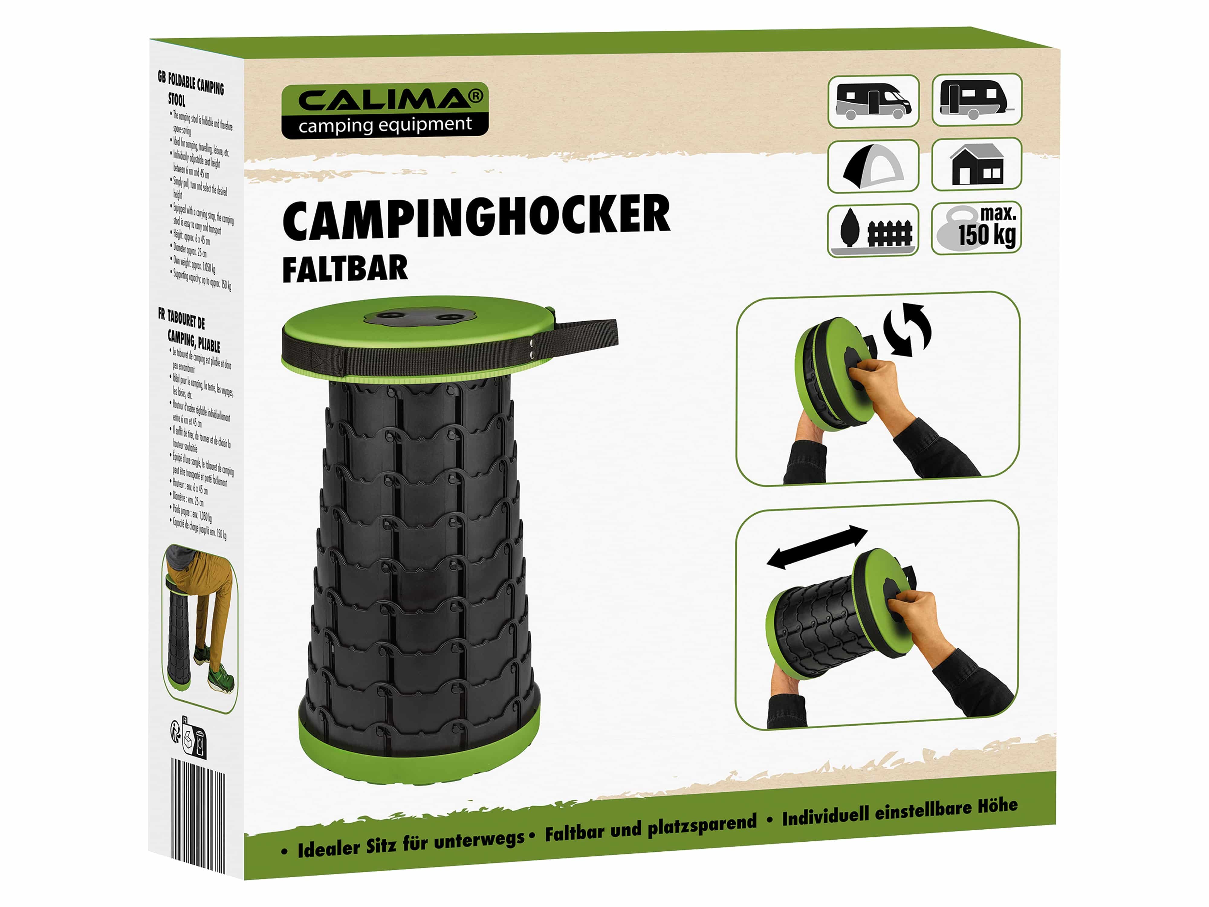 CALIMA CAMPING EQUIPMENT Campinghocker 46067, faltbar