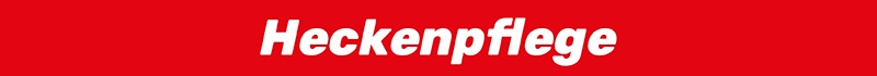 Heckenpflege
