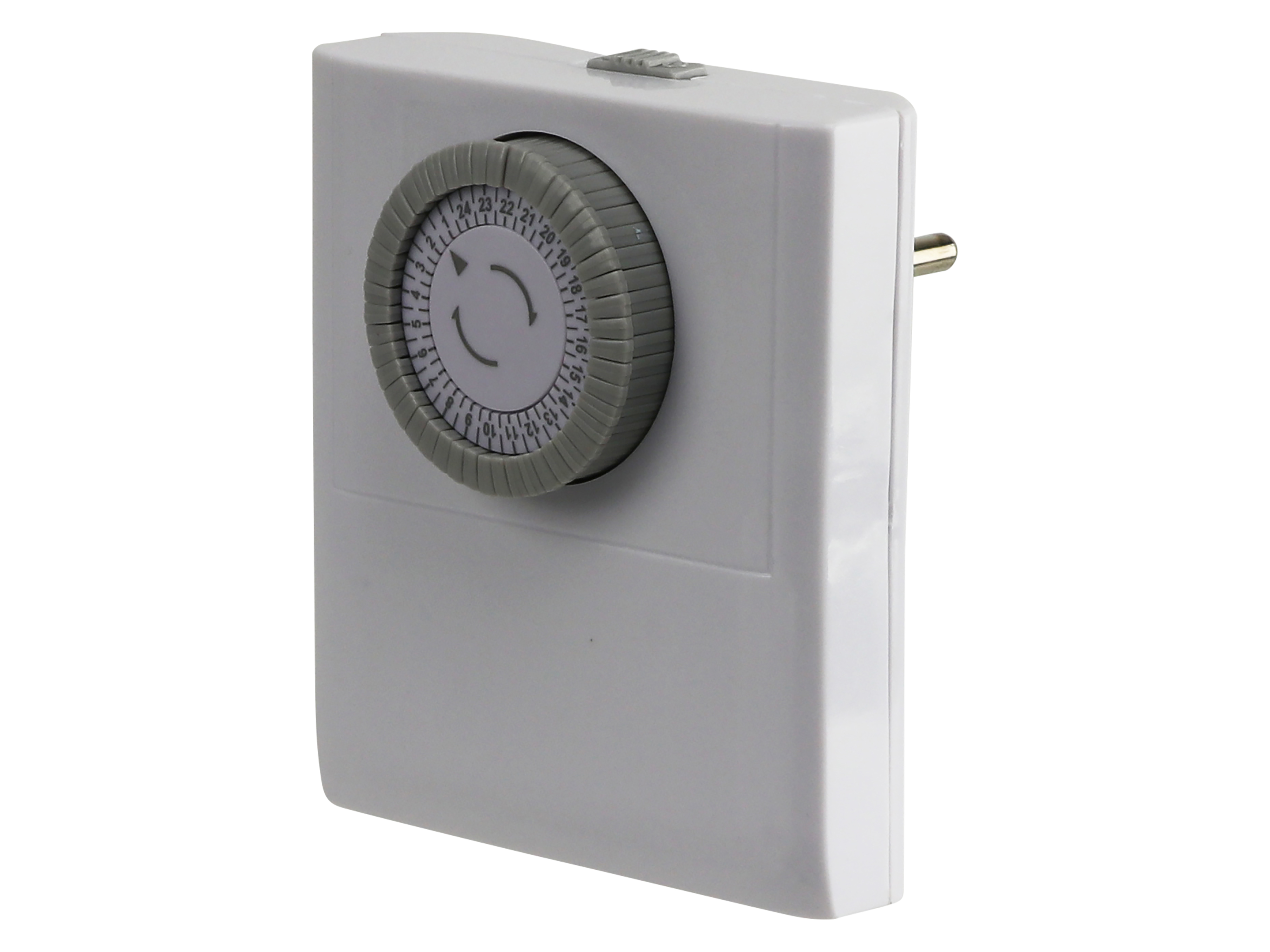UNITEC Zeitschaltuhr ES-A718EU1, mechanisch, mit 2Euro-Steckdosen