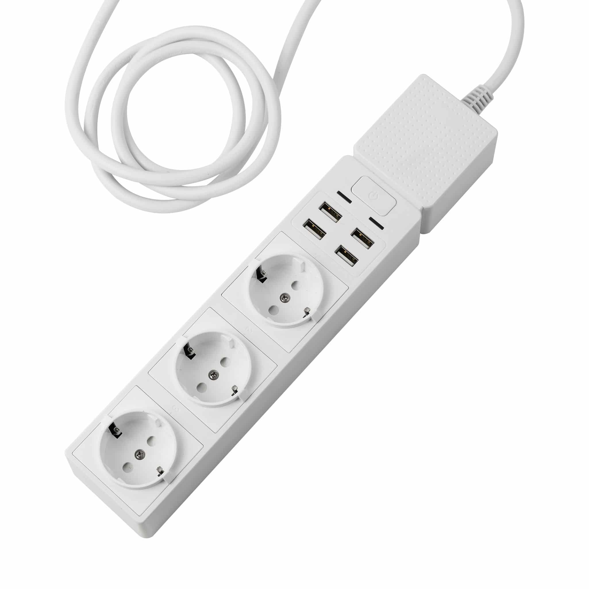 EDIMAX Funksteckdose SP-1123WT, 3-fach, 4x USB