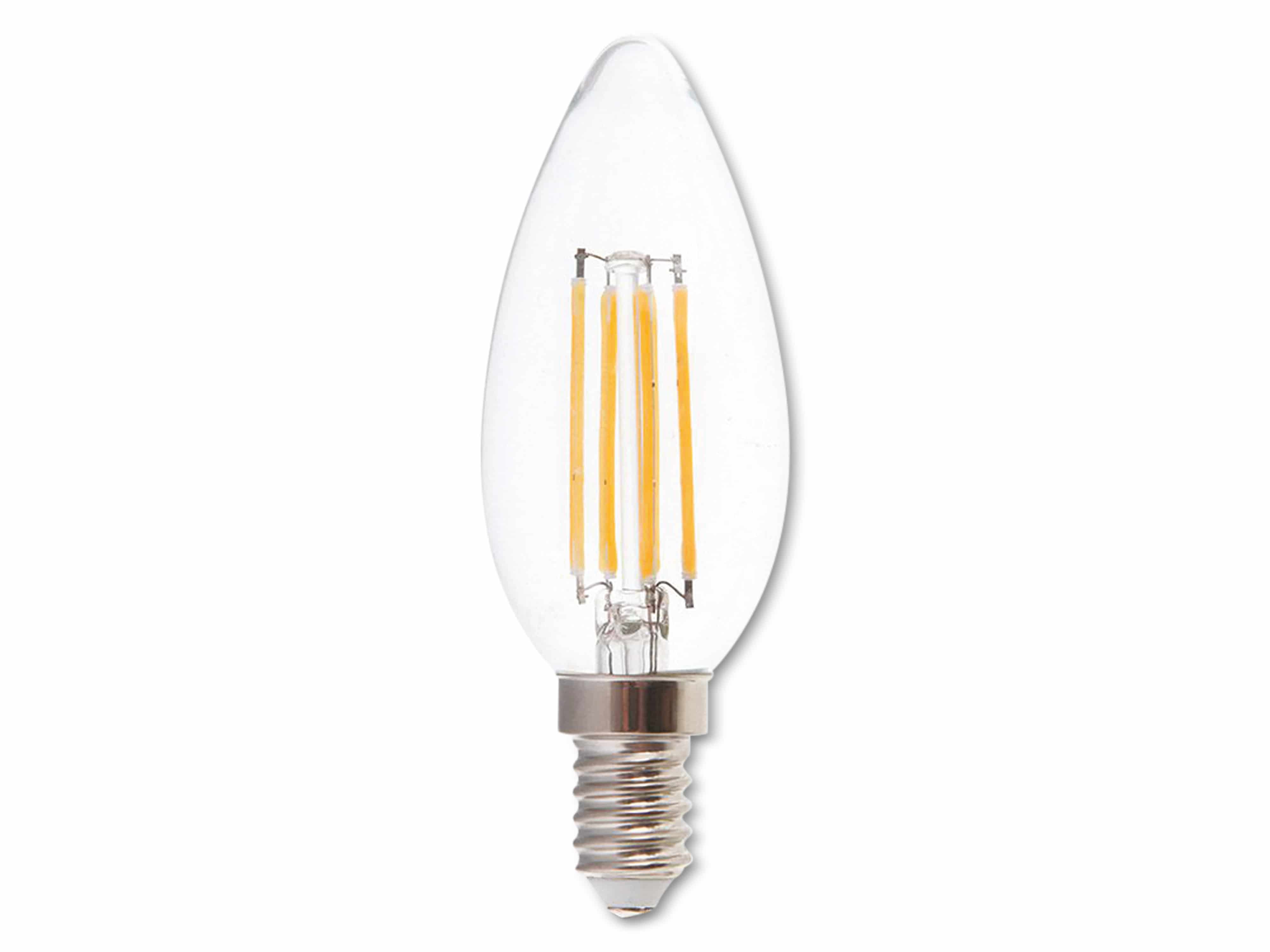 V-TAC LED-Filament-Lampe VT-1986-N, E14, EEK: F, 4W, 400lm, 3000K, 10 Stück V-TAC LED-Filament-Lampe VT-1986-N, E14, EEK: F, 4W, 400lm, 3000K, 10 Stück