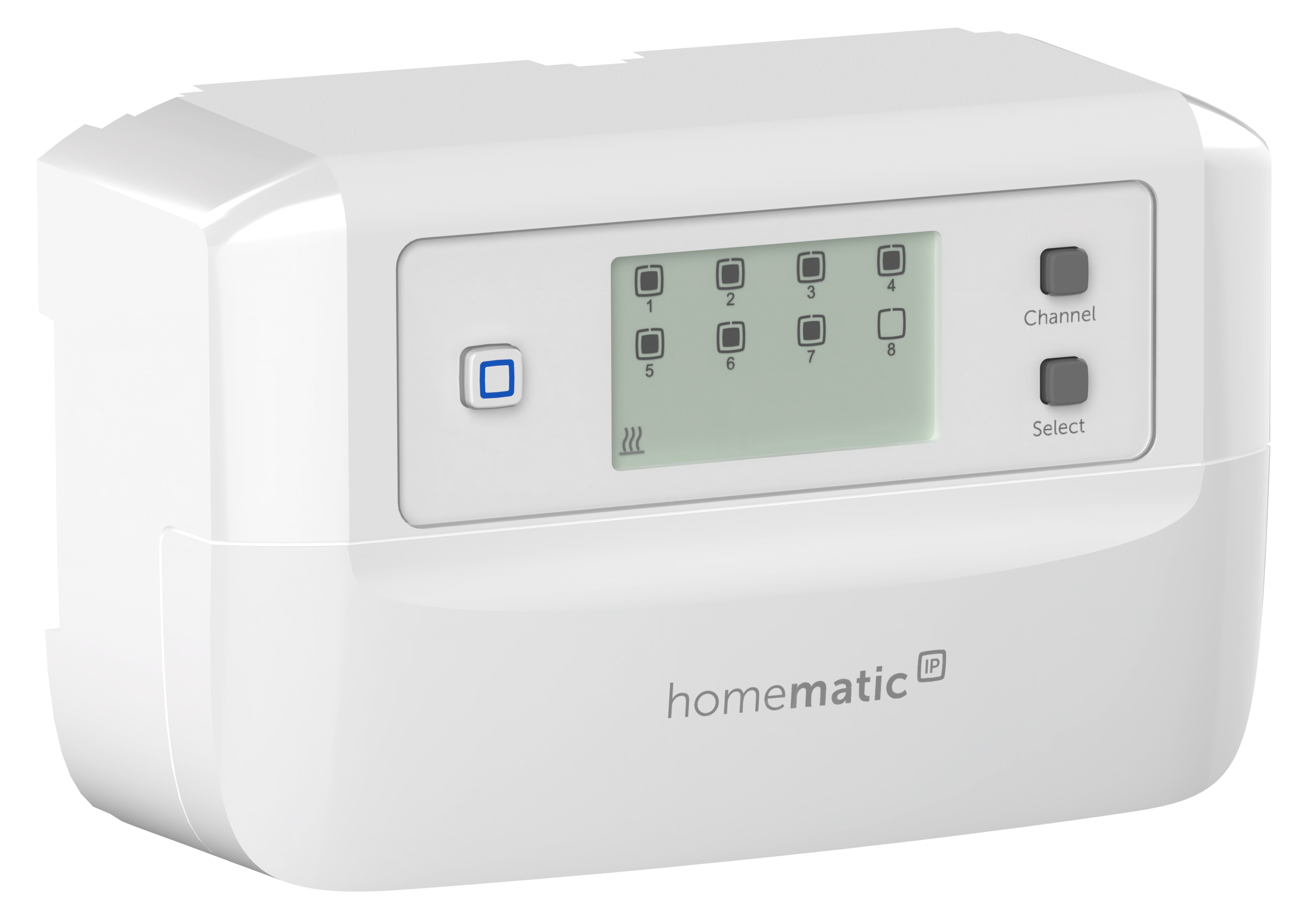 HOMEMATIC IP 161656A0, Fußboden-Heizungscontroller, 8 Kanäle, motorisch