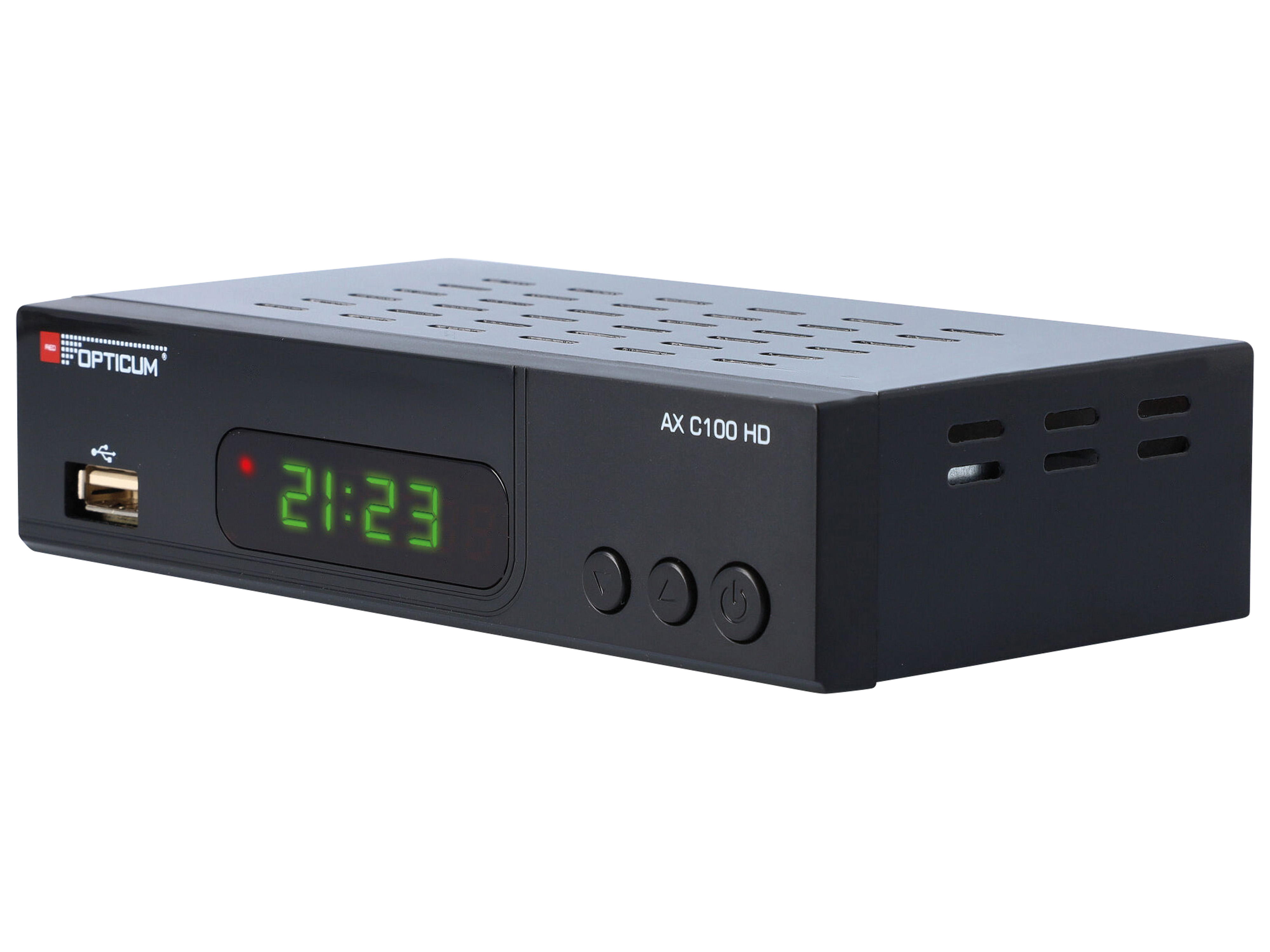 RED OPTICUM DVB-C HDTV-Receiver AX C100 HD, schwarz