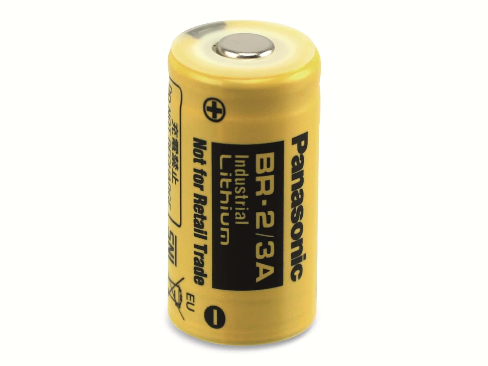 PANASONIC Lithium-Batterie BR 2/3AN, 3 V-, 1200 mAh