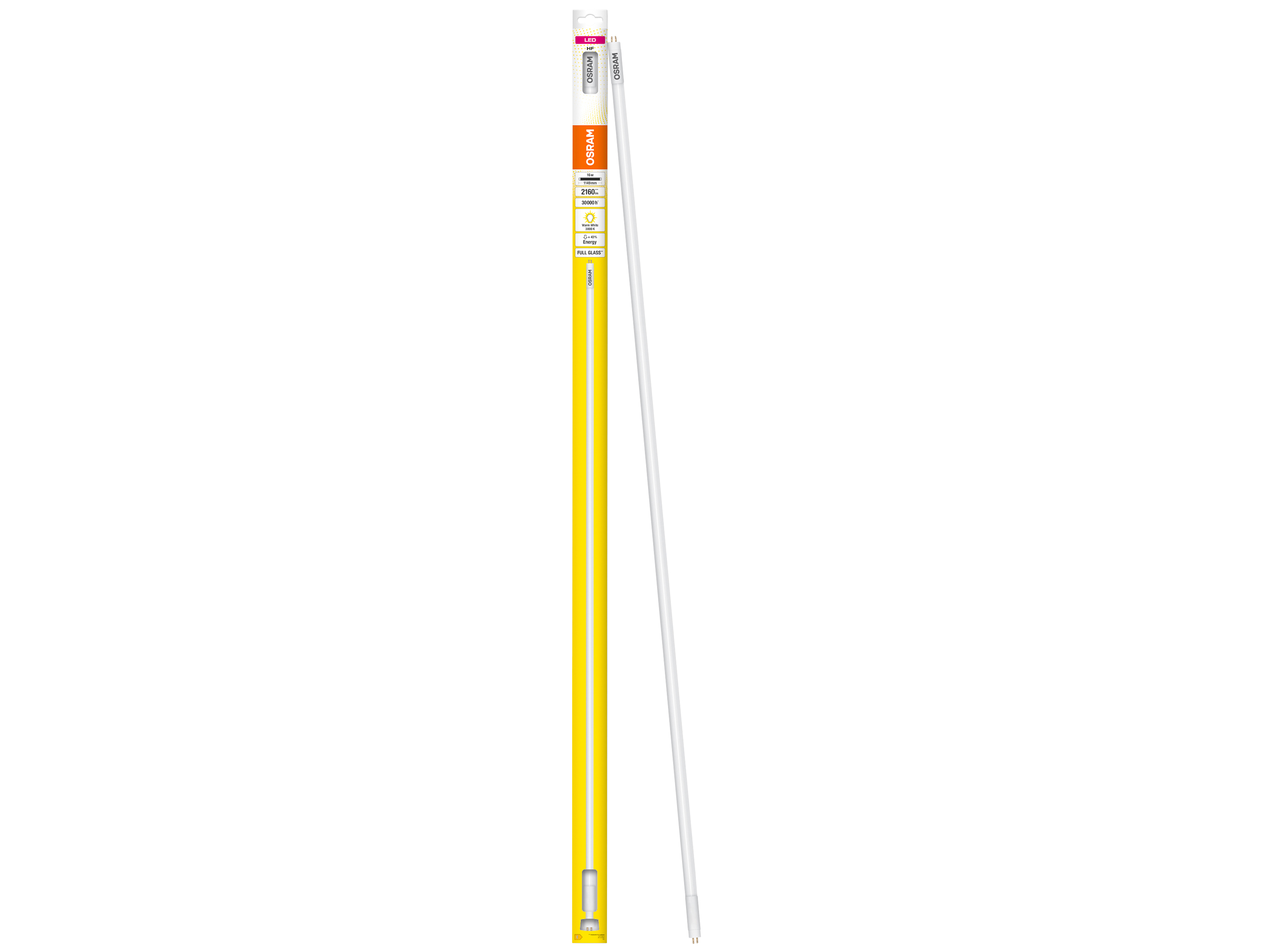 OSRAM LED-Röhre, T5, 1149mm, G5, EEK: E, 16W, 2160lm, 3000K