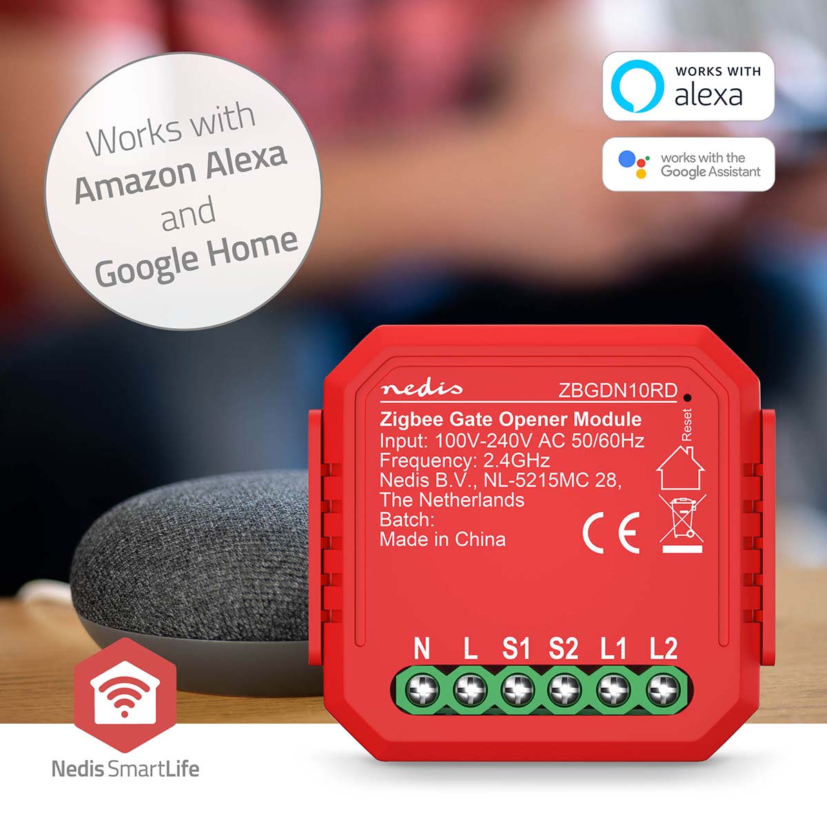 NEDIS Power Switch, Einbaumodul Garagenöffner