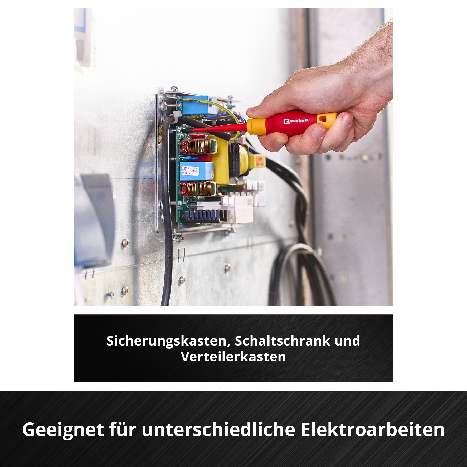 EINHELL E-Case-Einleger VDE Elektriker-Werkzeug, 370524, 9-teilig EINHELL E-Case-Einleger VDE Elektriker-Werkzeug, 370524, 9-teilig