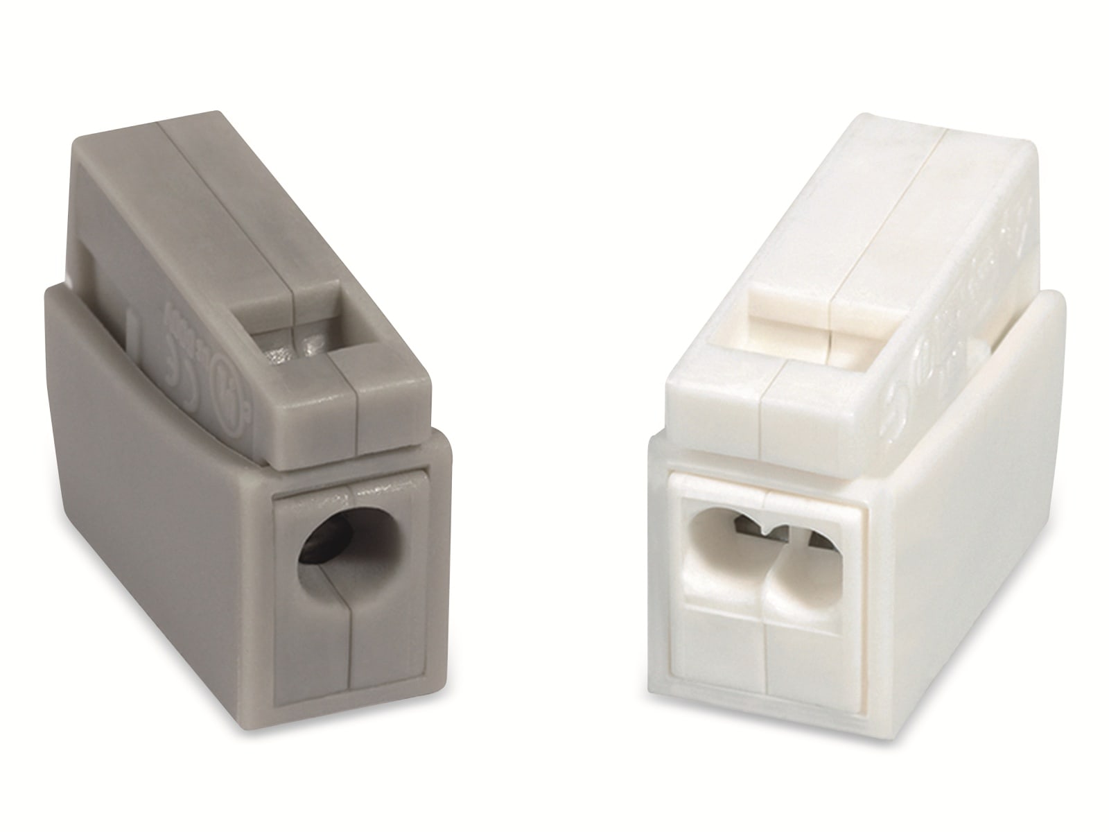 HELLERMANNTYTON Verbindungsklemme, 148-90058, HECL-2/1-Blister, weiß, 10 Stück