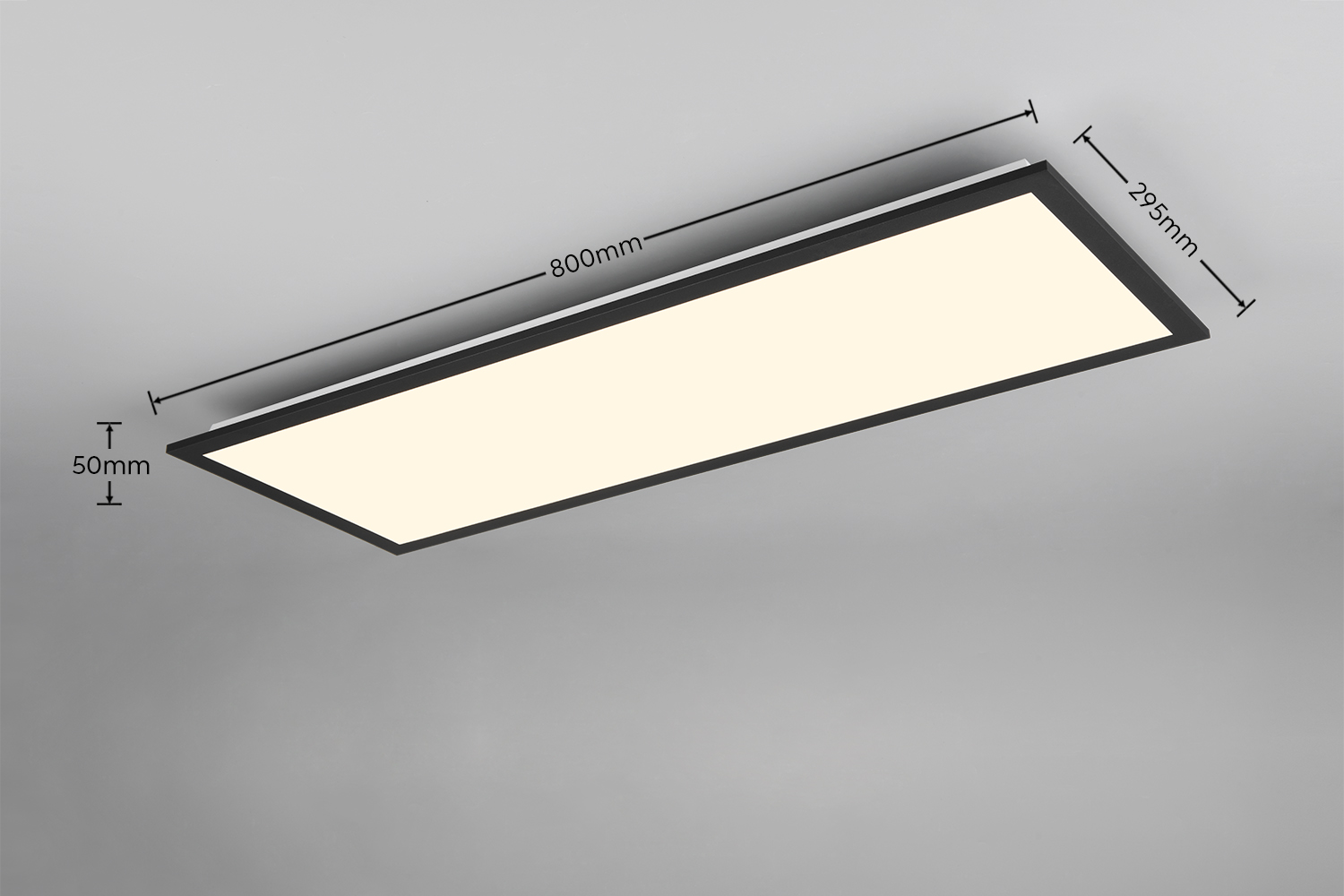 REALITY LED-Deckenleuchte Beta R67668032 schwarz, 31 W, 3550 lm, CCT, RGB REALITY LED-Deckenleuchte Beta R67668032 schwarz, 31 W, 3550 lm, CCT, RGB