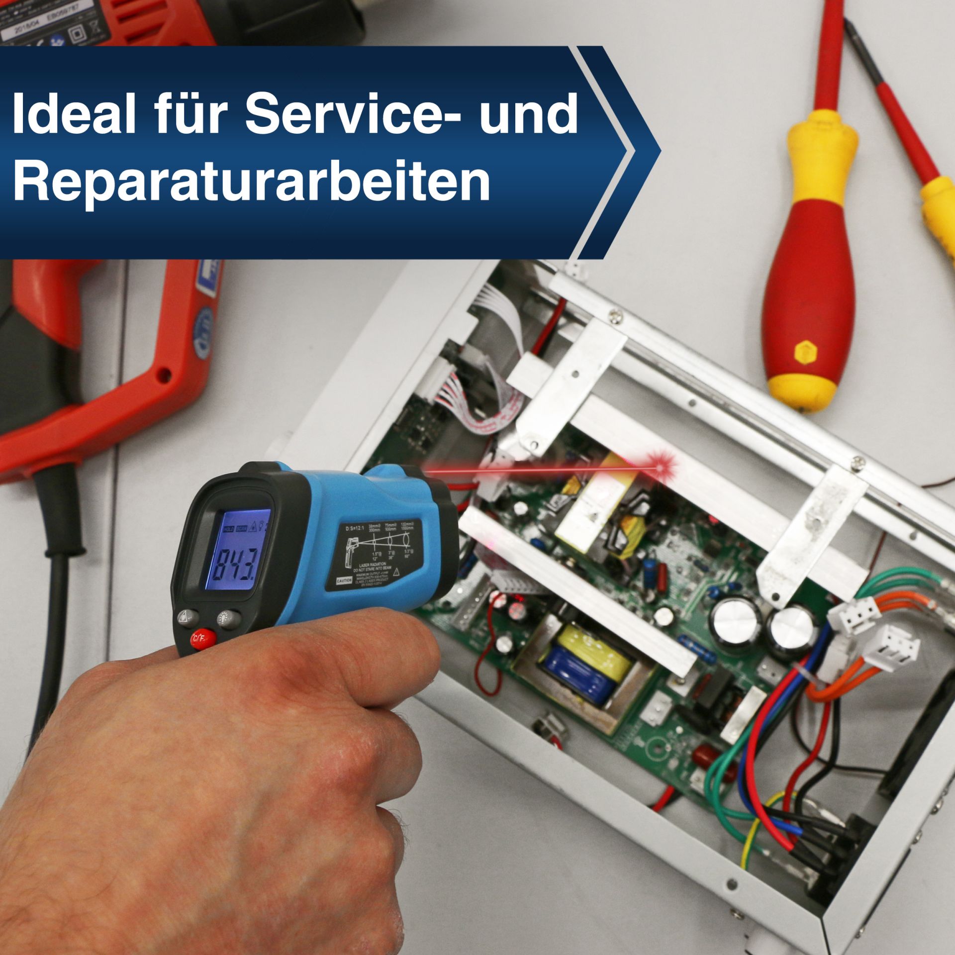 PEAKTECH IR-Thermometer P 4940, -50 °C...+600 °C